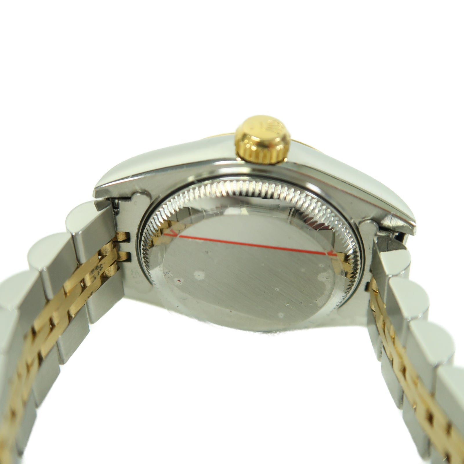ROLEX Lady-Datejust 18K黃金/不鏽鋼手錶自動機芯金色