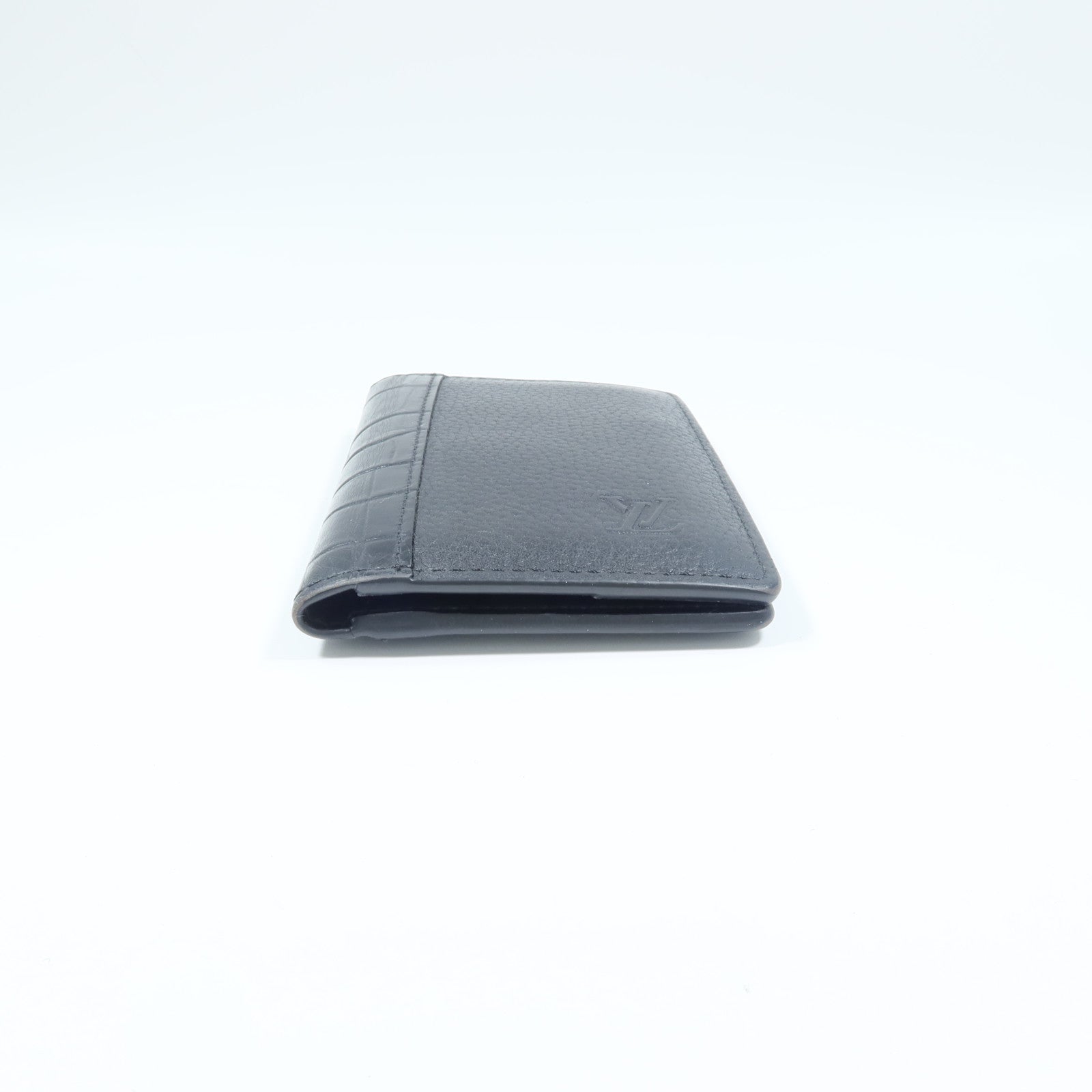 LOUIS VUITTON 牛皮皮革/鱷魚皮革Card Case卡片套