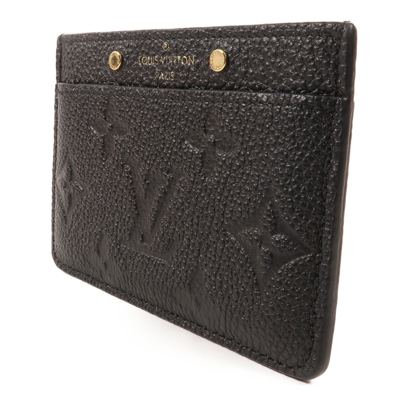 LOUIS VUITTON Monogram Empreinte Card Case金扣卡片套