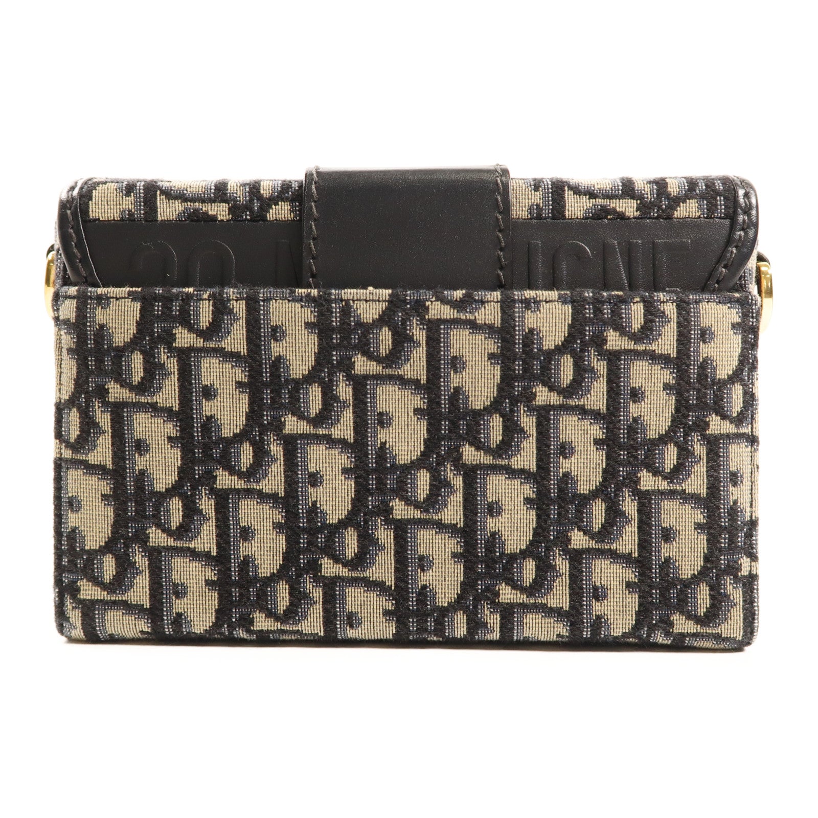 Dior 【激減優惠】帆布/牛皮皮革Montaigne 30金扣肩背袋