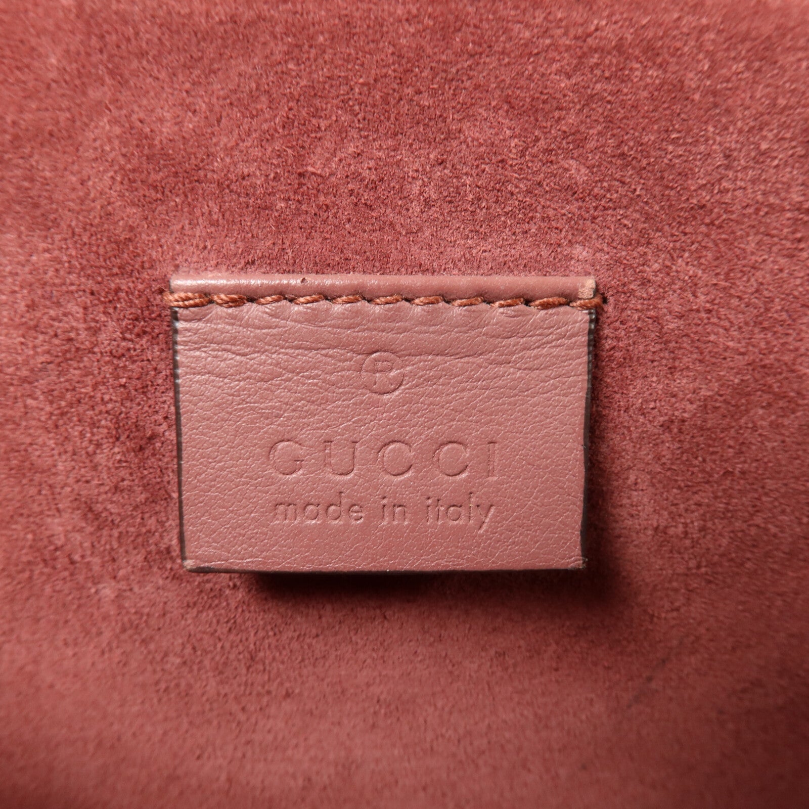GUCCI 塗層帆布/麂皮皮革Dionysus鏈帶肩背袋