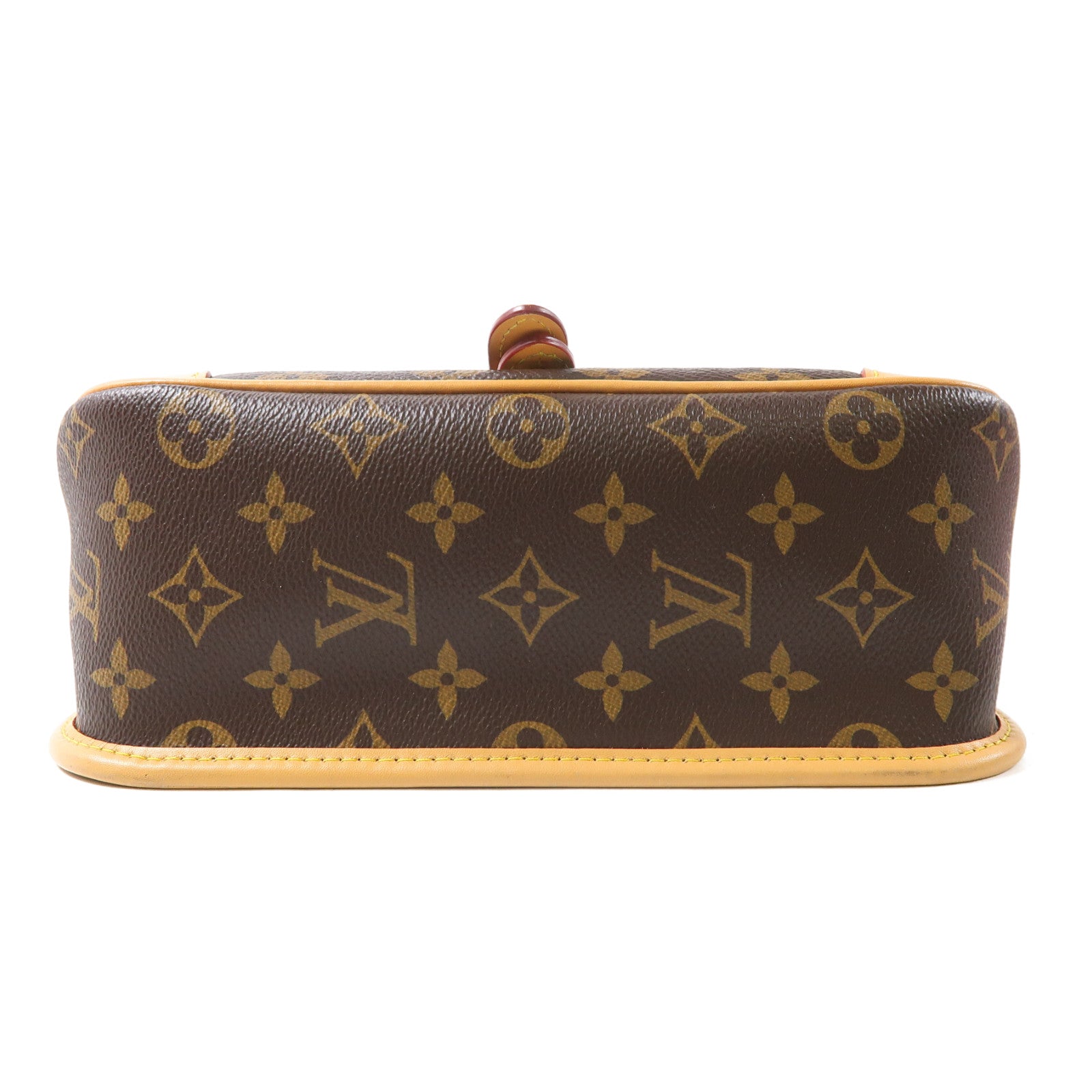 LOUIS VUITTON Monogram Diane金扣肩背袋啡色