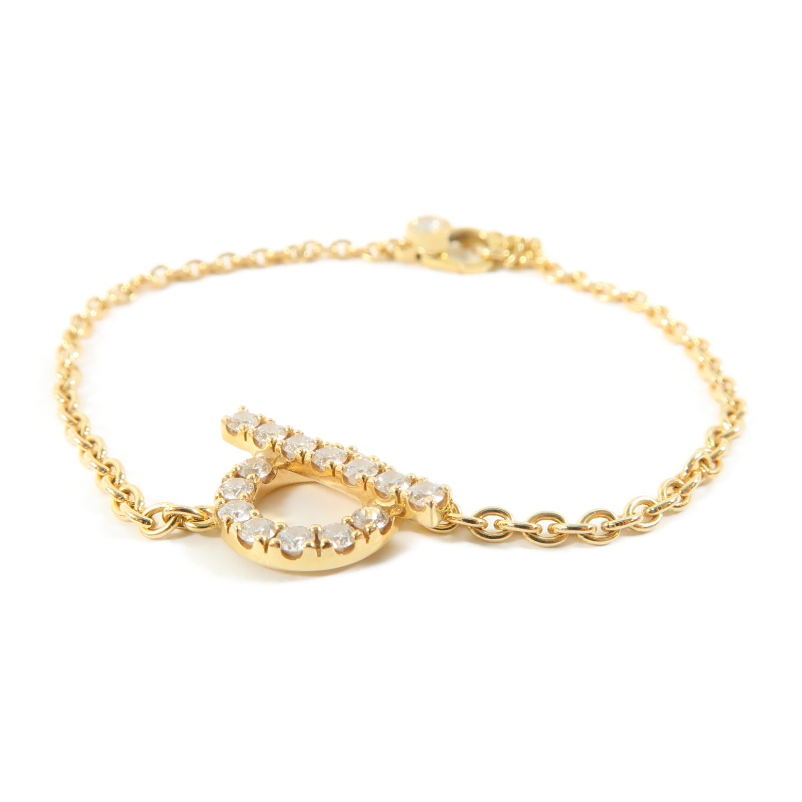 HERMES 18K黃金Finesse Bracelet手鏈