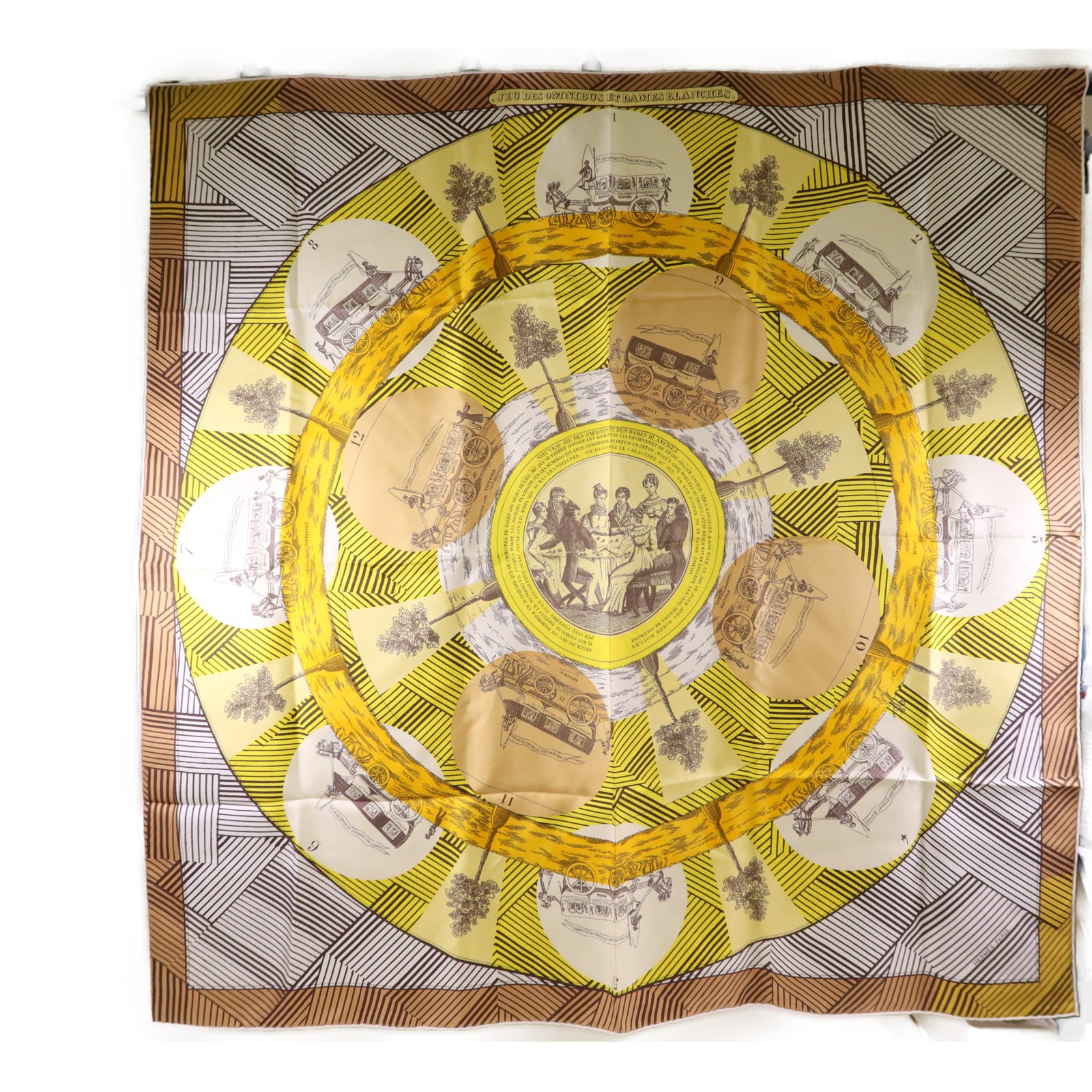 HERMES 絲質Scarf 90X90絲巾