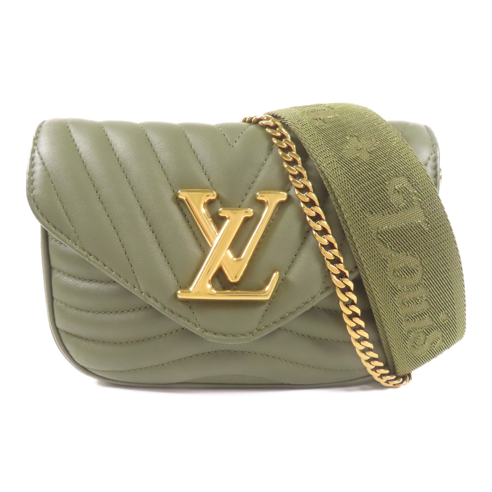 LOUIS VUITTON GHW New Wave Multi Pochette Shoulder Bag M22706 Calfskin Leather