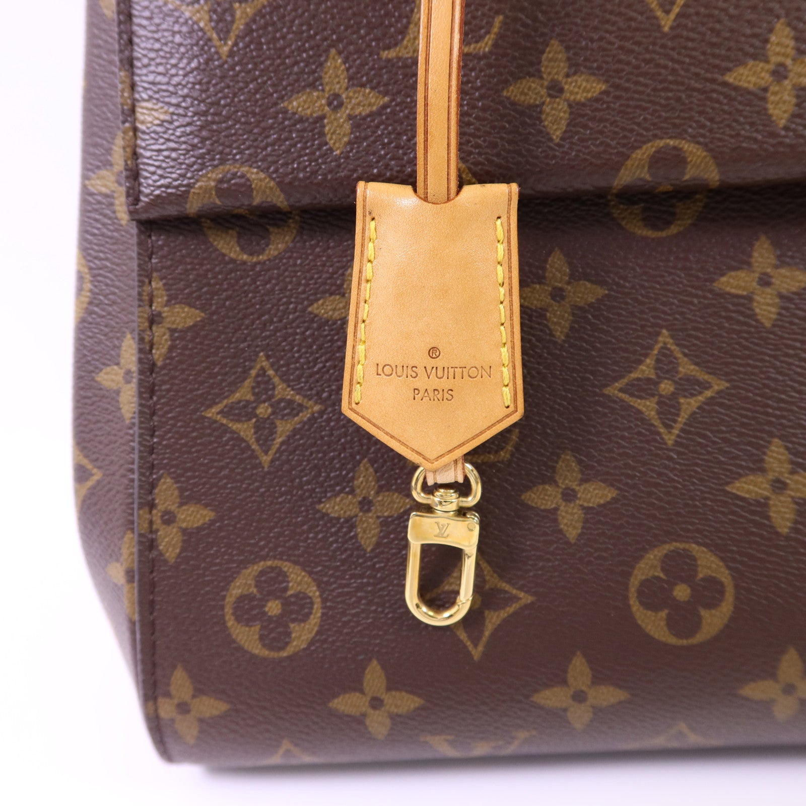 LOUIS VUITTON Monogram Cluny MM金扣手挽肩背兩用袋