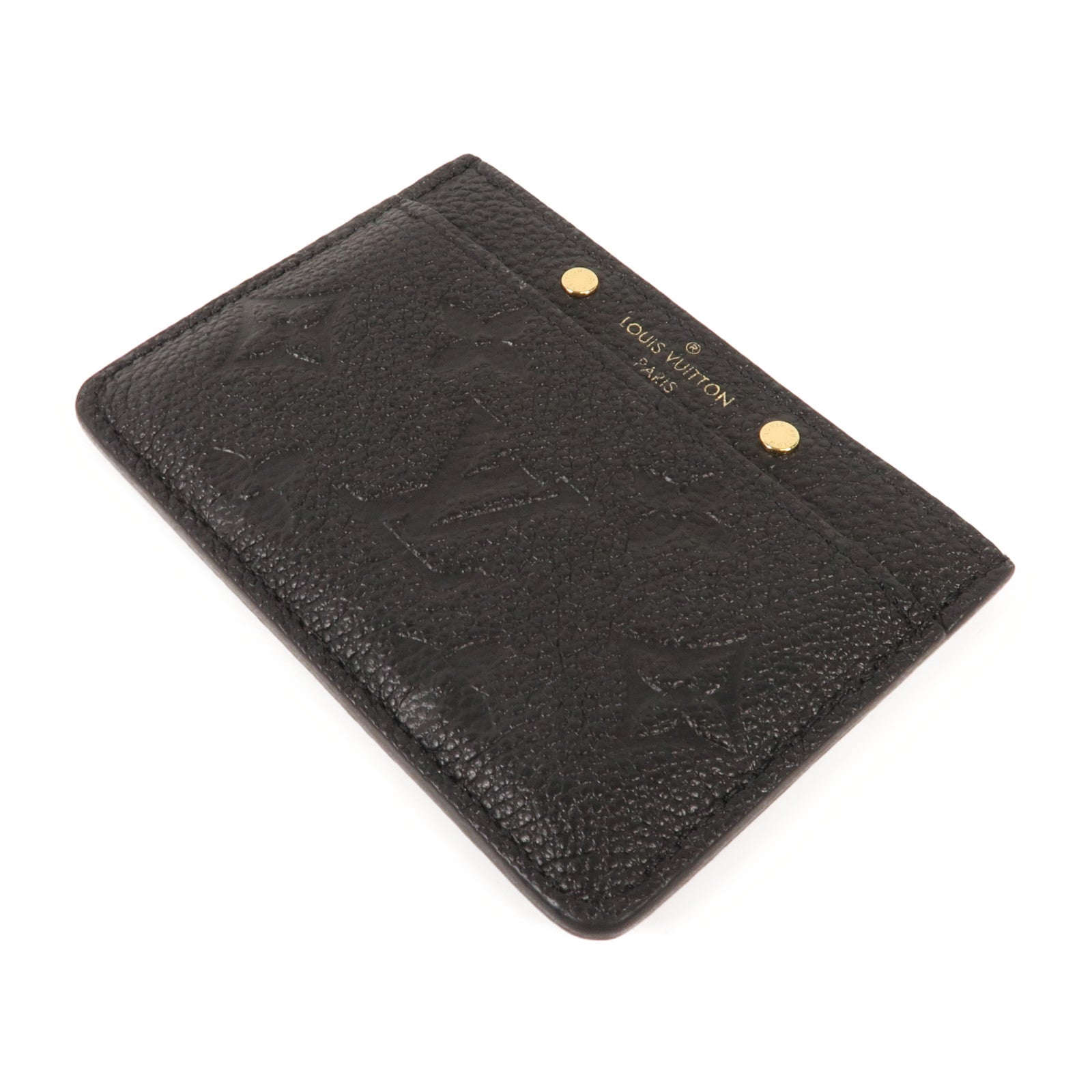 LOUIS VUITTON Monogram Empreinte Card Case金扣卡片套