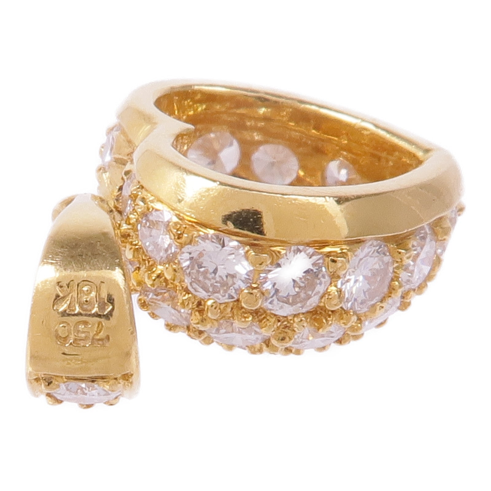 JEWELRY 18K黃金Diamond Pendant Top鑽石吊墜