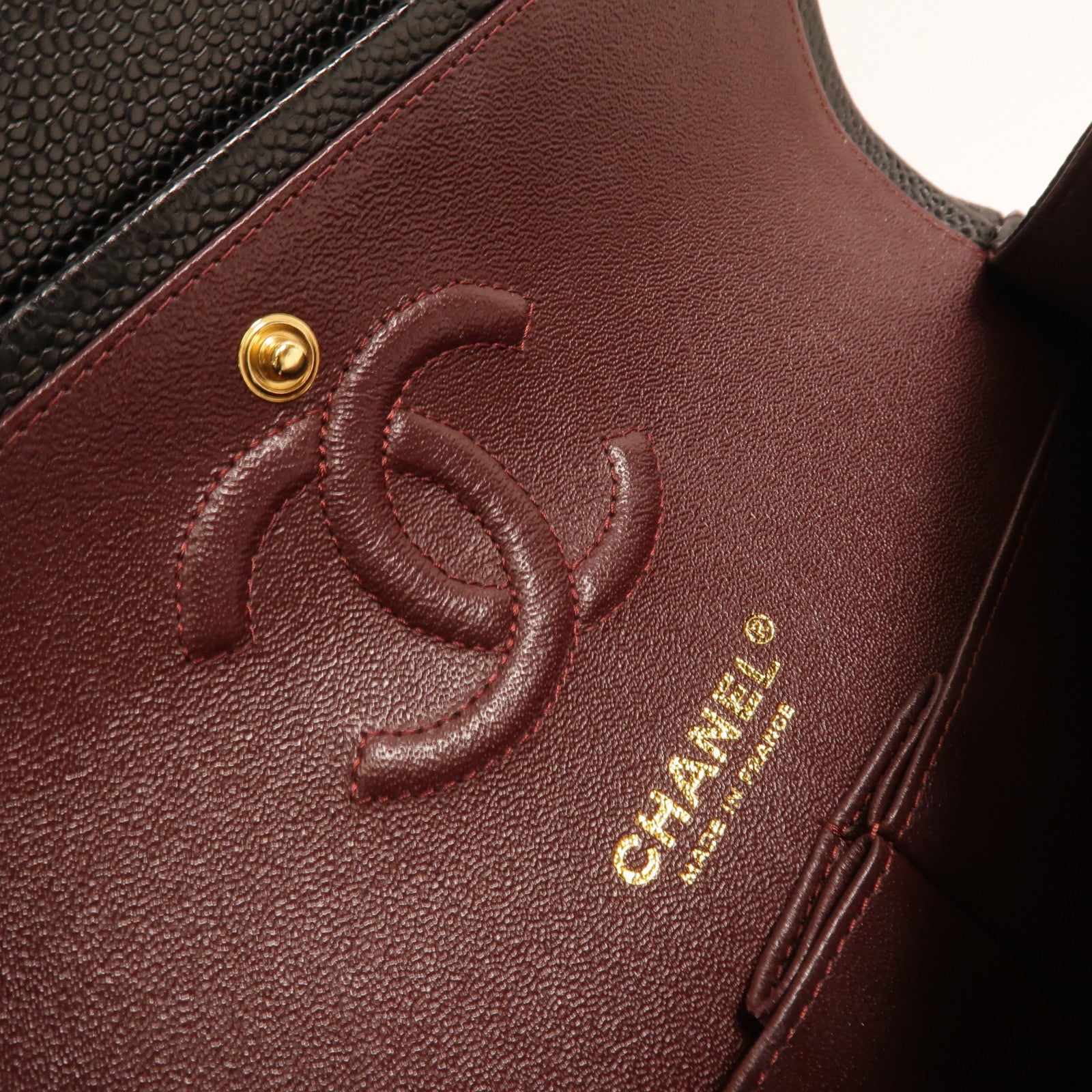 CHANEL 牛皮皮革Classic 23鏈帶肩背袋