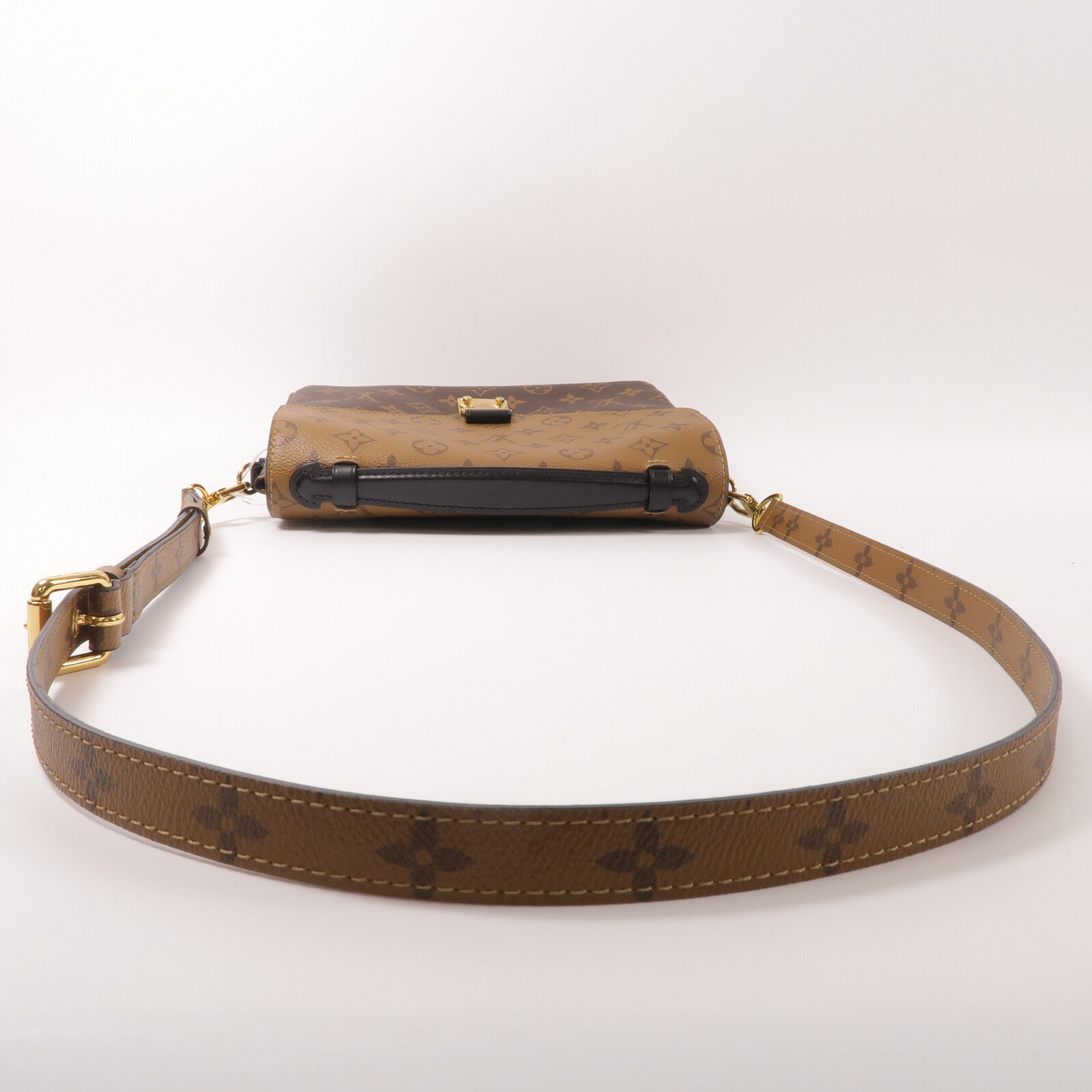 LOUIS VUITTON Monogram Reverse Pochette Metis手挽肩背兩用袋