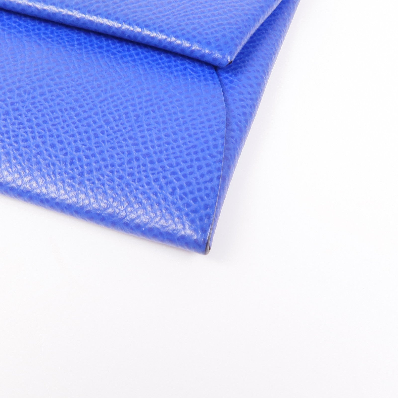 HERMES Epsom皮革Bastia銀扣零錢包