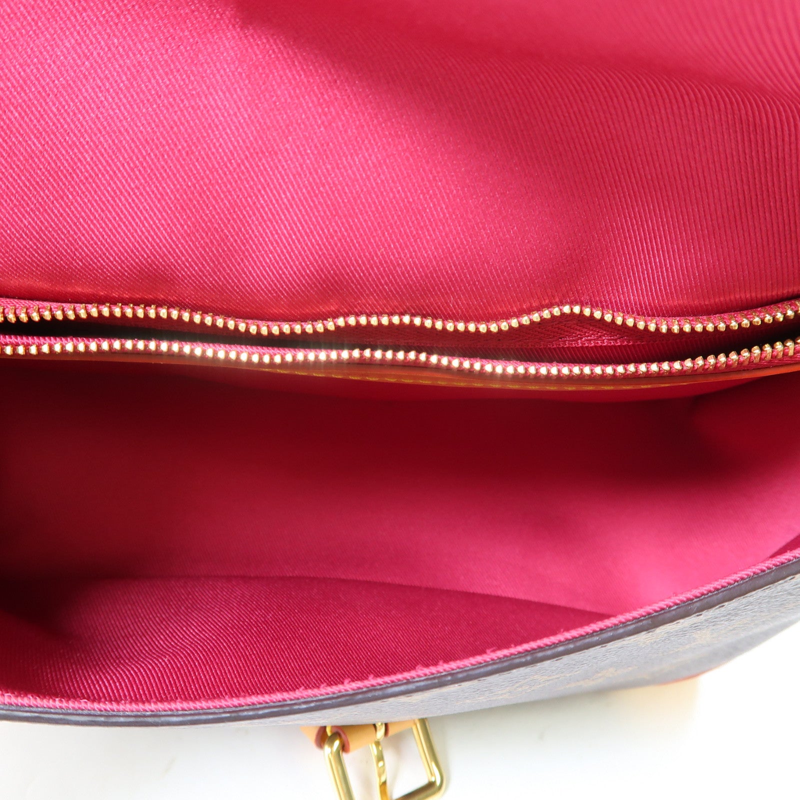 LOUIS VUITTON Monogram Diane金扣肩背袋啡色