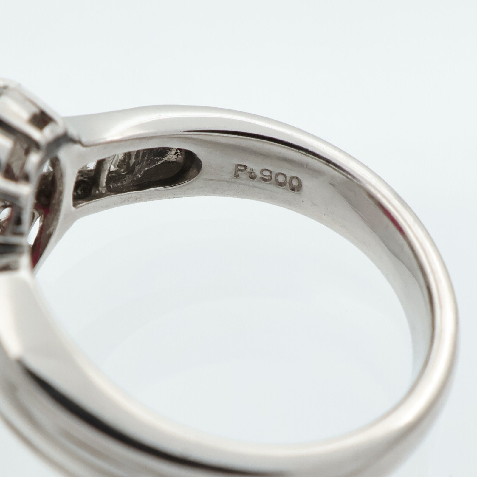 JEWELRY PT900鉑金/紅寶石Ruby鑽石戒指