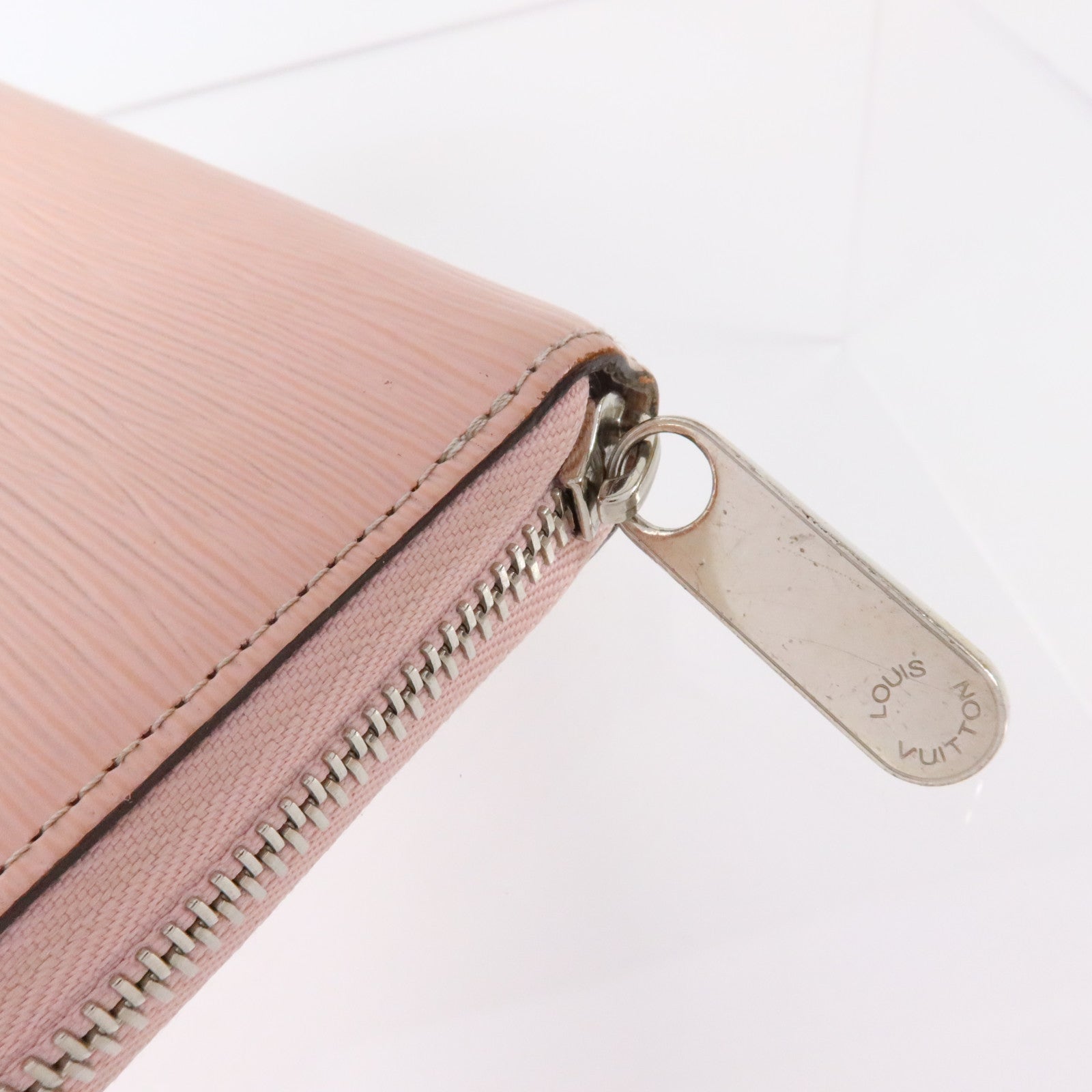 LOUIS VUITTON Epi Zippy Wallet銀扣長錢包