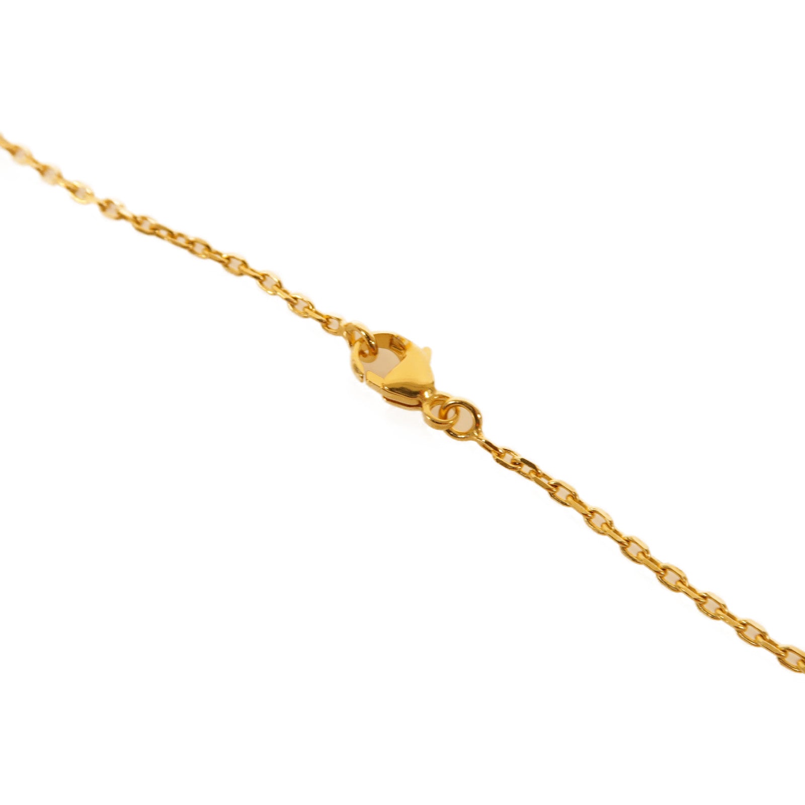 HERMES 【激減優惠】金屬Necklace項鍊棕色/金色