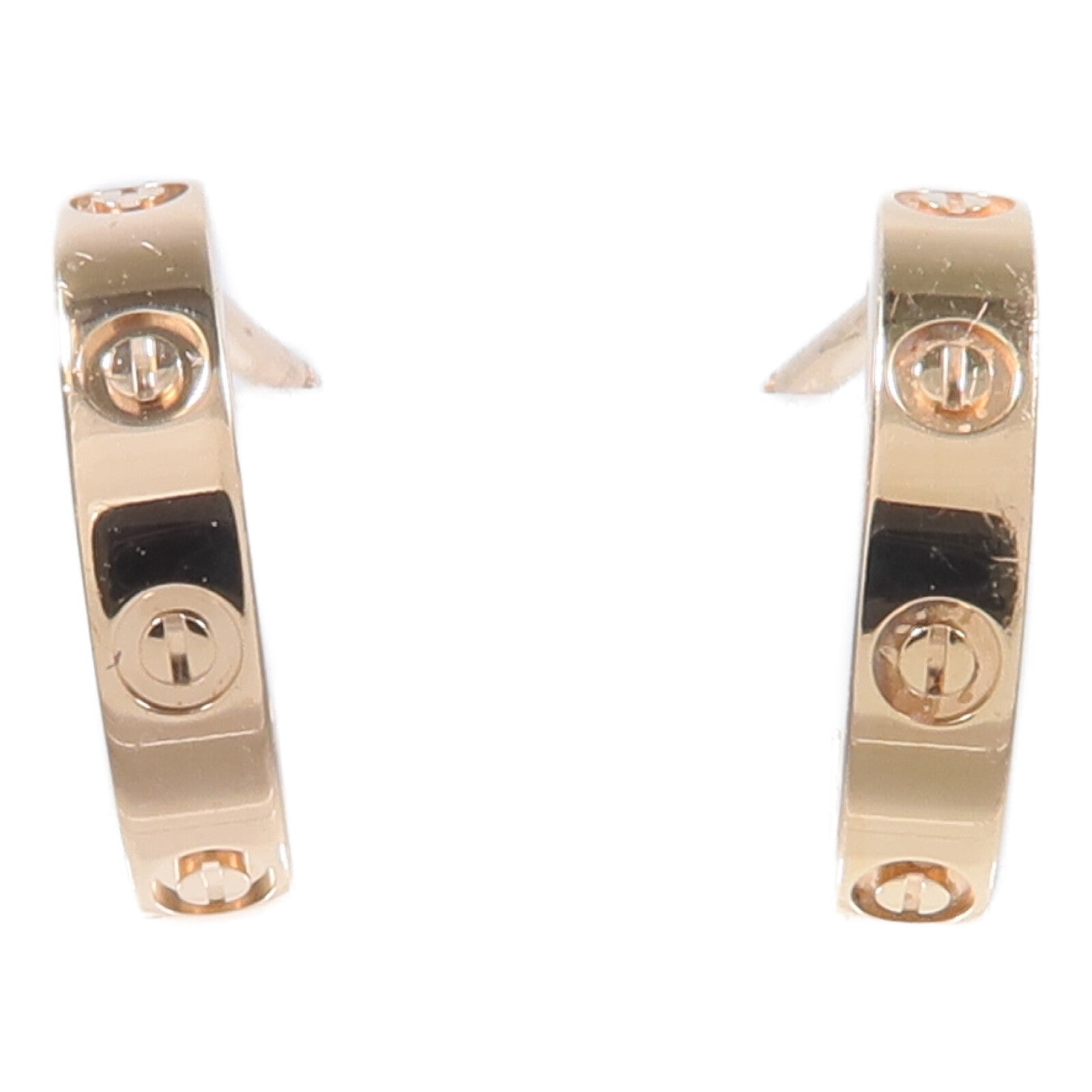 CARTIER 18K玫瑰金Mini Love Earrings Small Model耳環