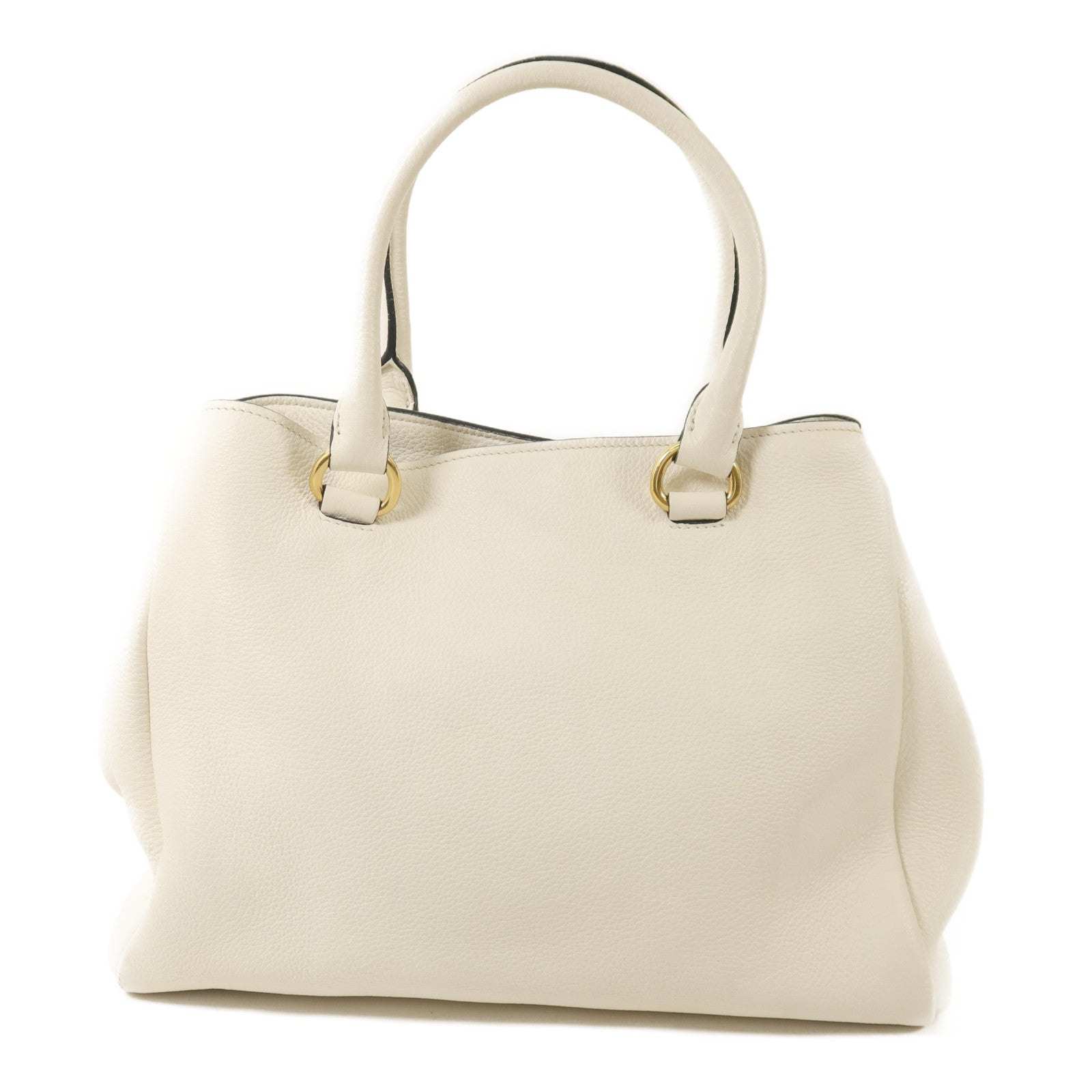 PRADA 牛皮皮革Shoulder Bag金扣手挽肩背兩用袋