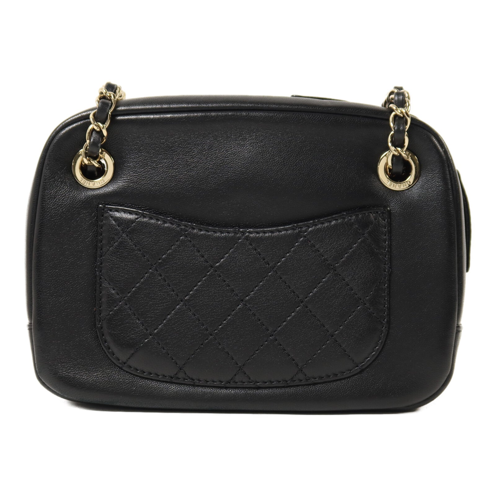 CHANEL 羊皮皮革Chain Shoulder鏈帶肩背袋