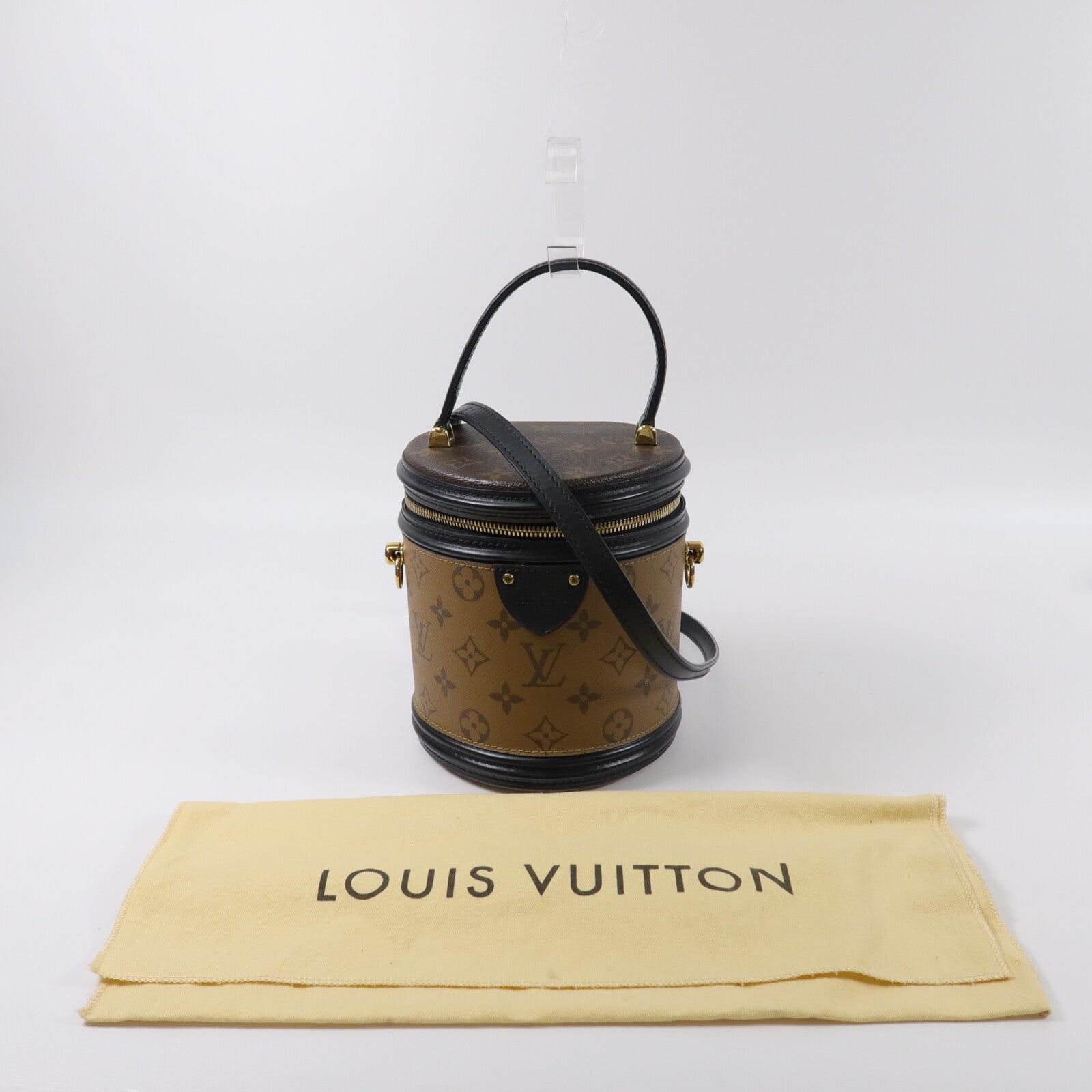 LOUIS VUITTON Monogram Reverse Cannes手挽肩背兩用袋