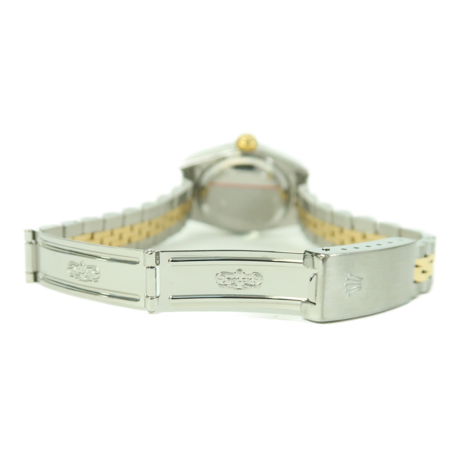 ROLEX Lady-Datejust 18K黃金/不鏽鋼手錶自動機芯金色