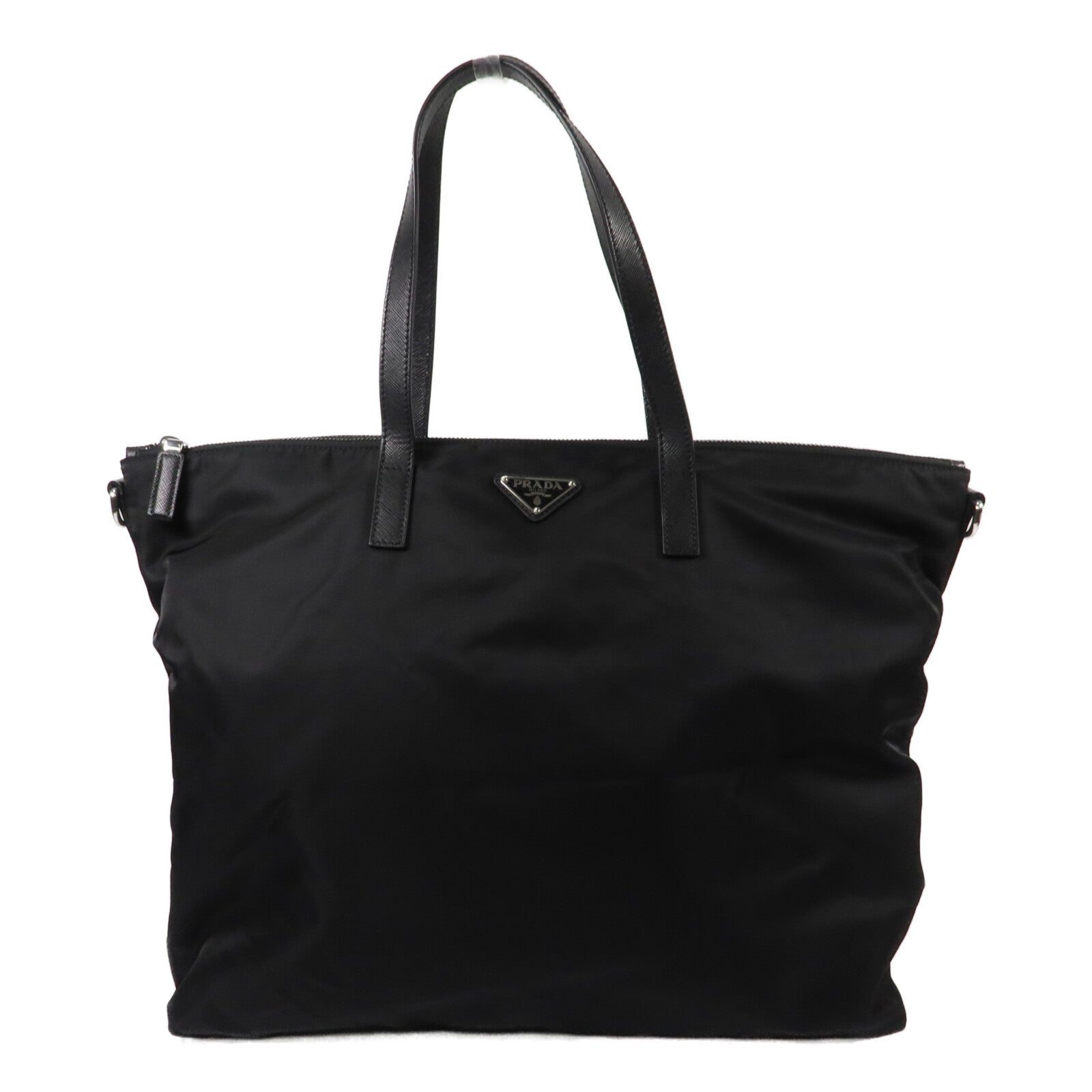 PRADA 尼龍/Saffiano皮革Tote Bag手挽肩背兩用袋