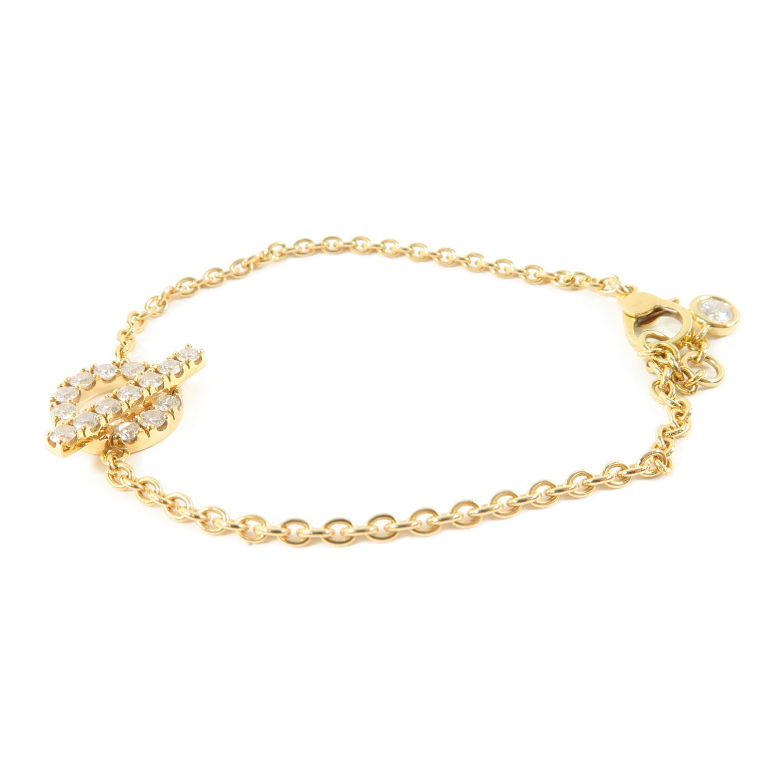 HERMES 18K黃金Finesse Bracelet手鏈