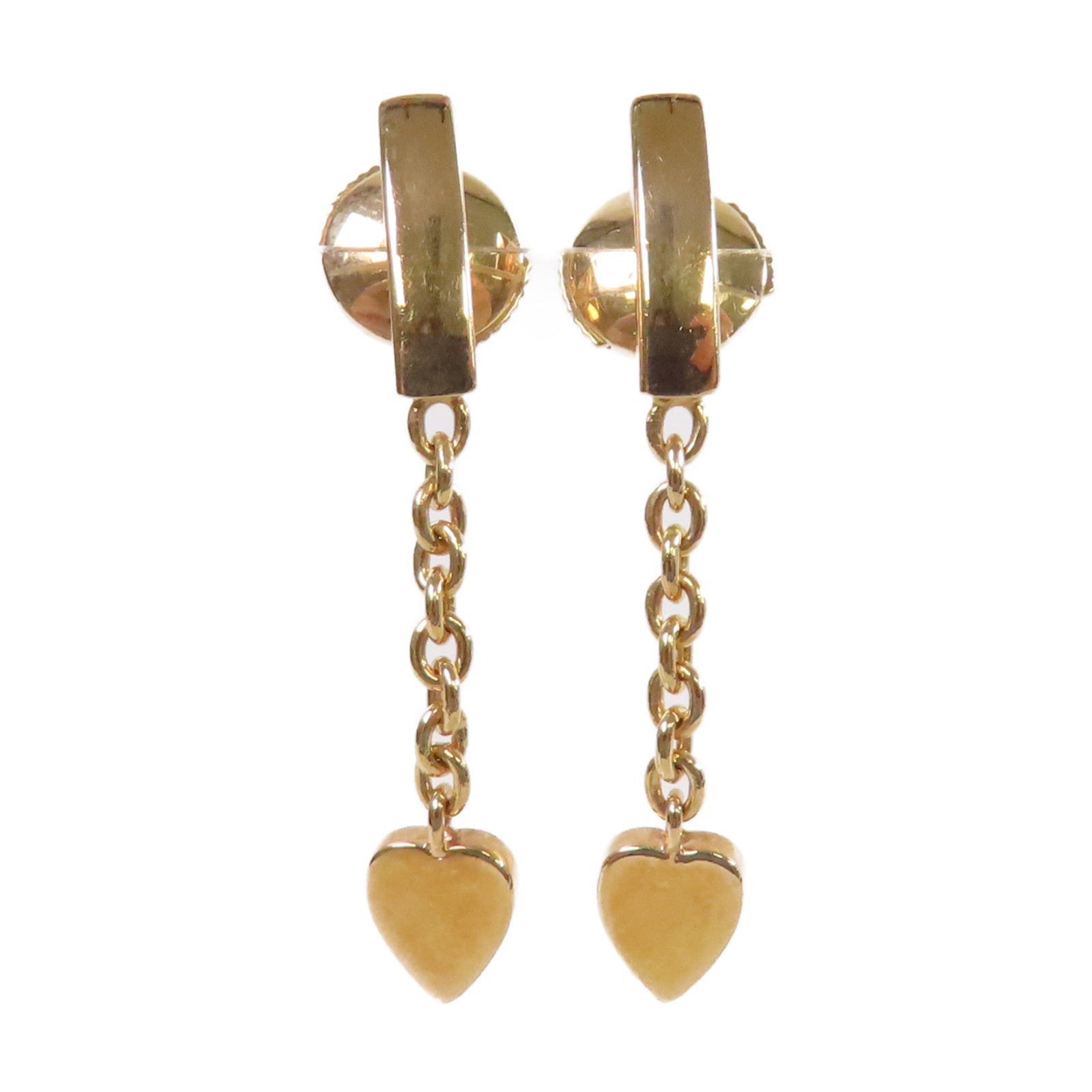 CARTIER 【激減優惠】18K玫瑰金Gold Chain and Heart Earrings耳環