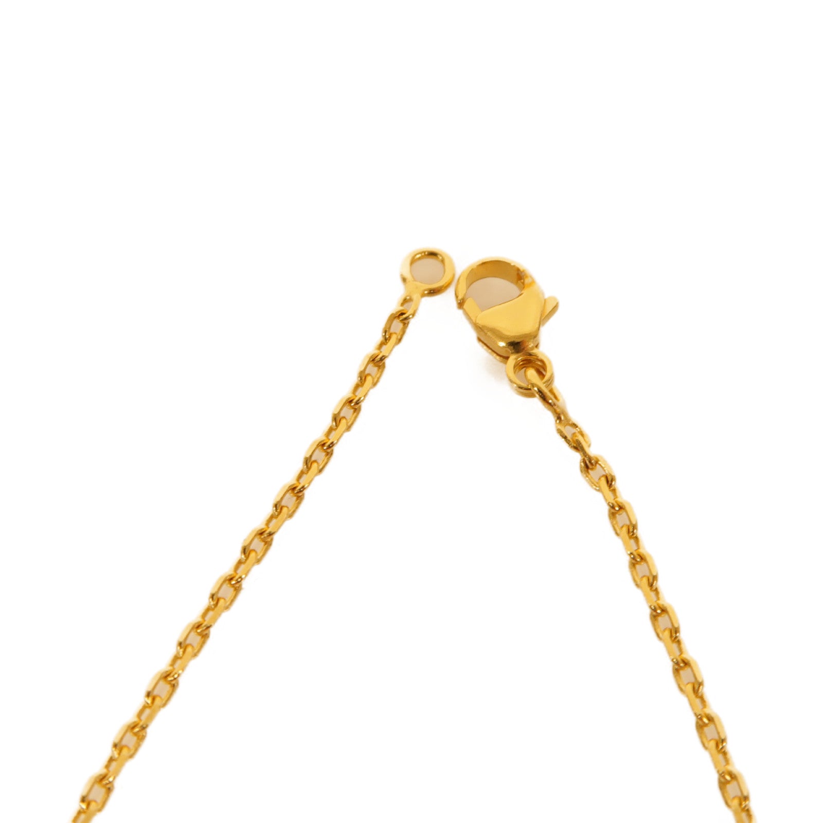 HERMES 【激減優惠】金屬Necklace項鍊棕色/金色