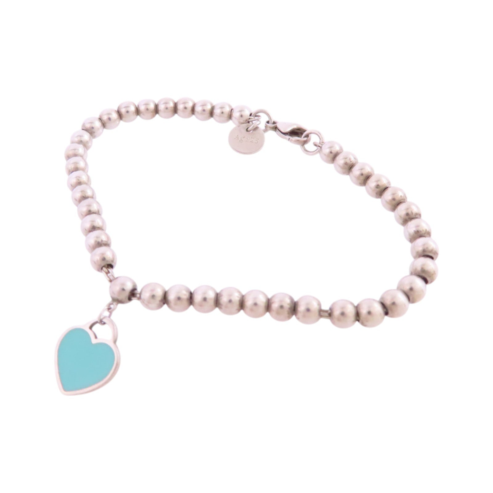 TIFFANY＆CO 925純銀Return To Tiffany Heart Tag Bracelet手鏈
