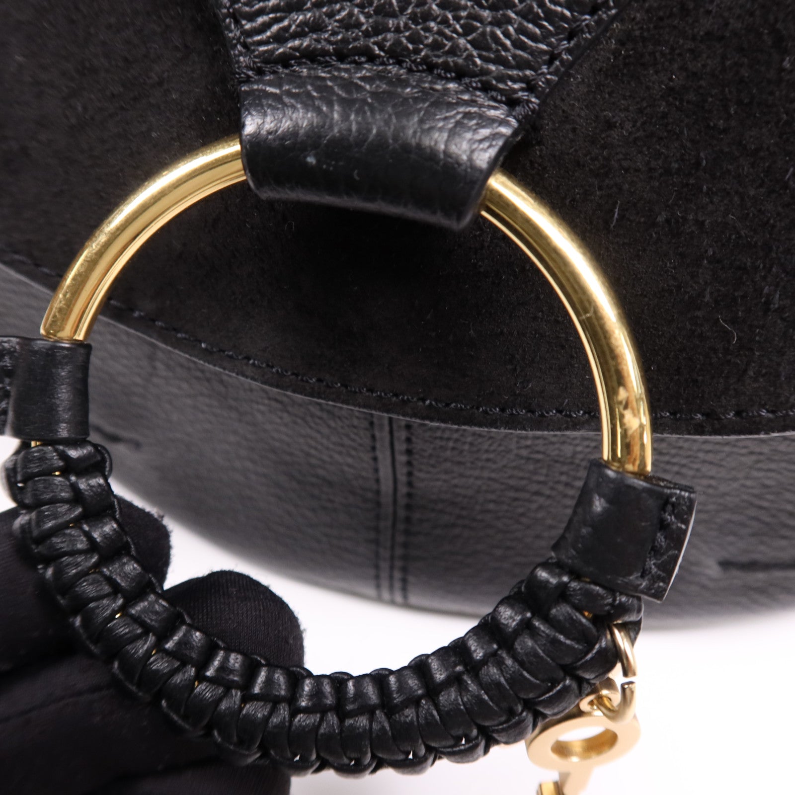 SEE BY CHLOE 牛皮皮革Shoulder Bag金扣手挽肩背兩用袋