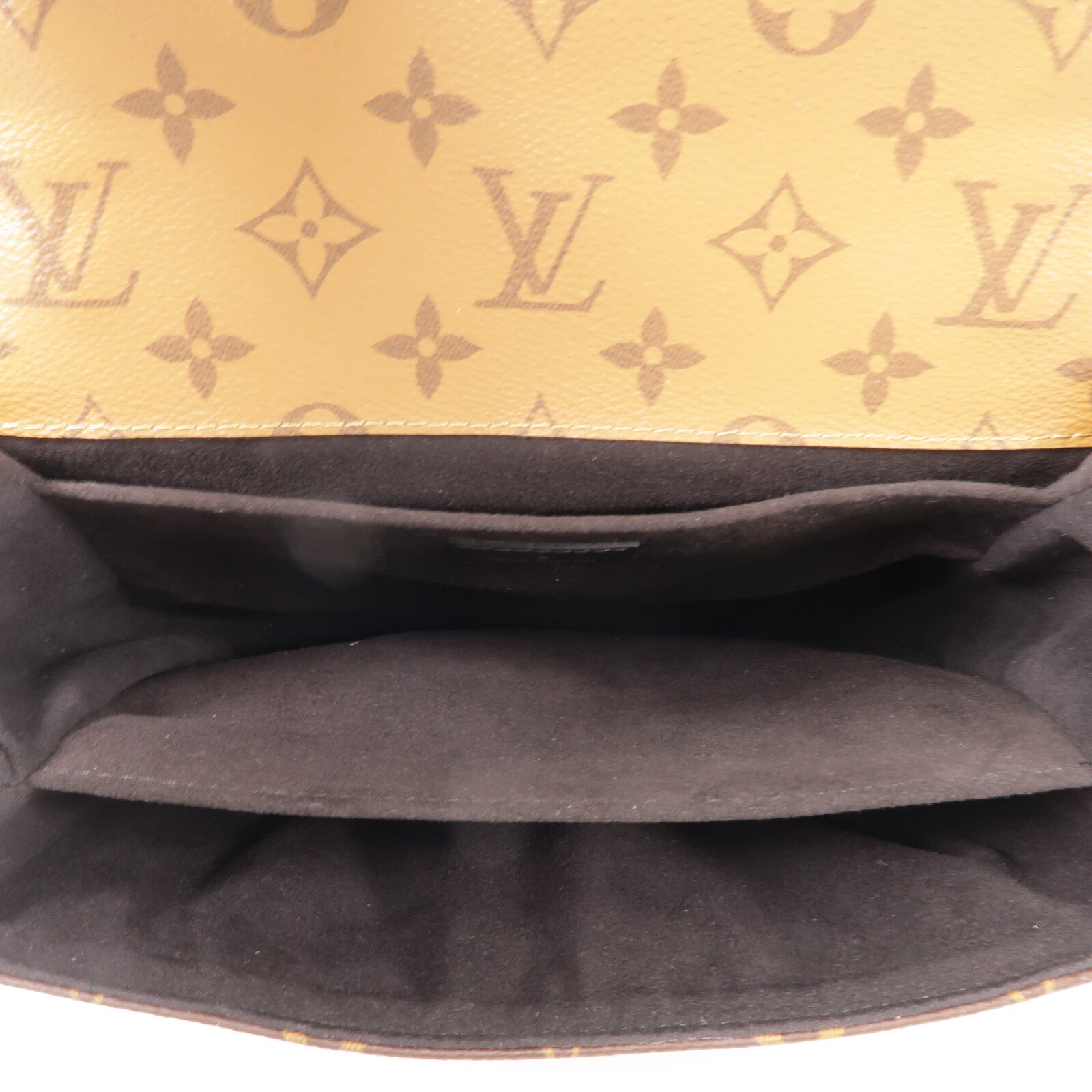 LOUIS VUITTON Monogram Reverse Pochette Metis手挽肩背兩用袋