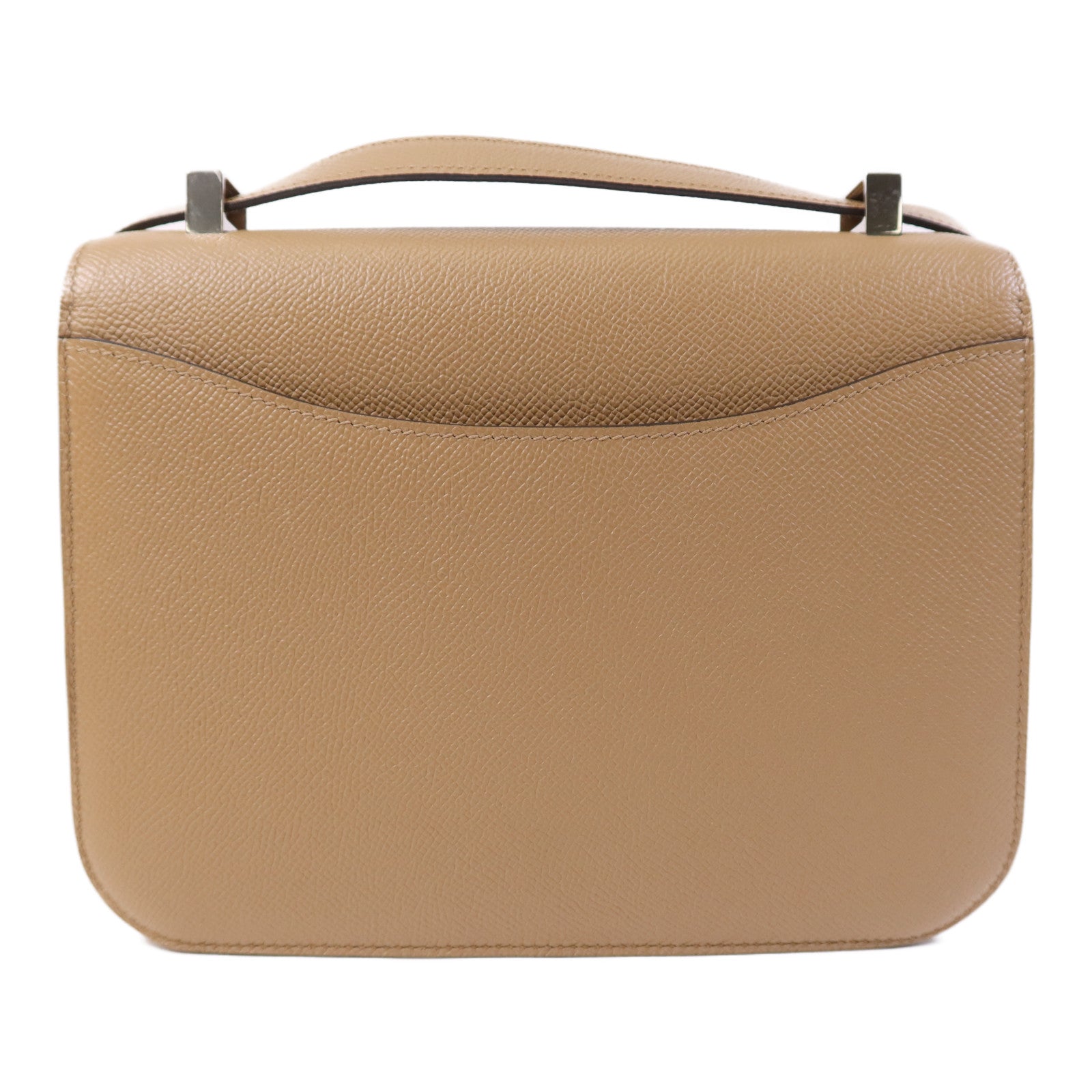 HERMES Epsom皮革Constance 24銀扣肩背袋Chai