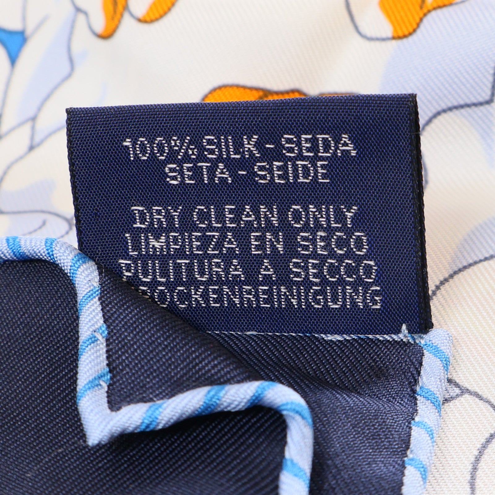 HERMES 絲質Scarf絲巾彩色