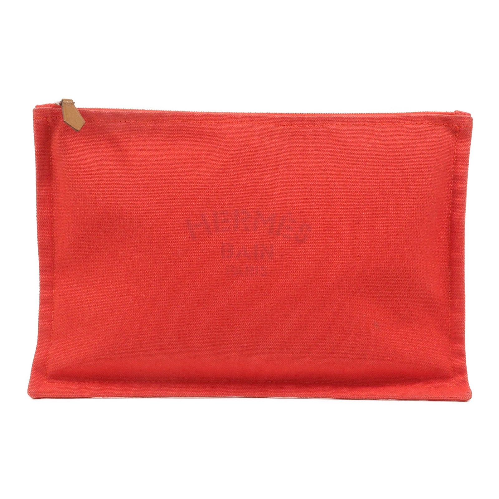 HERMES 帆布Yachting GM Pouch手拿包