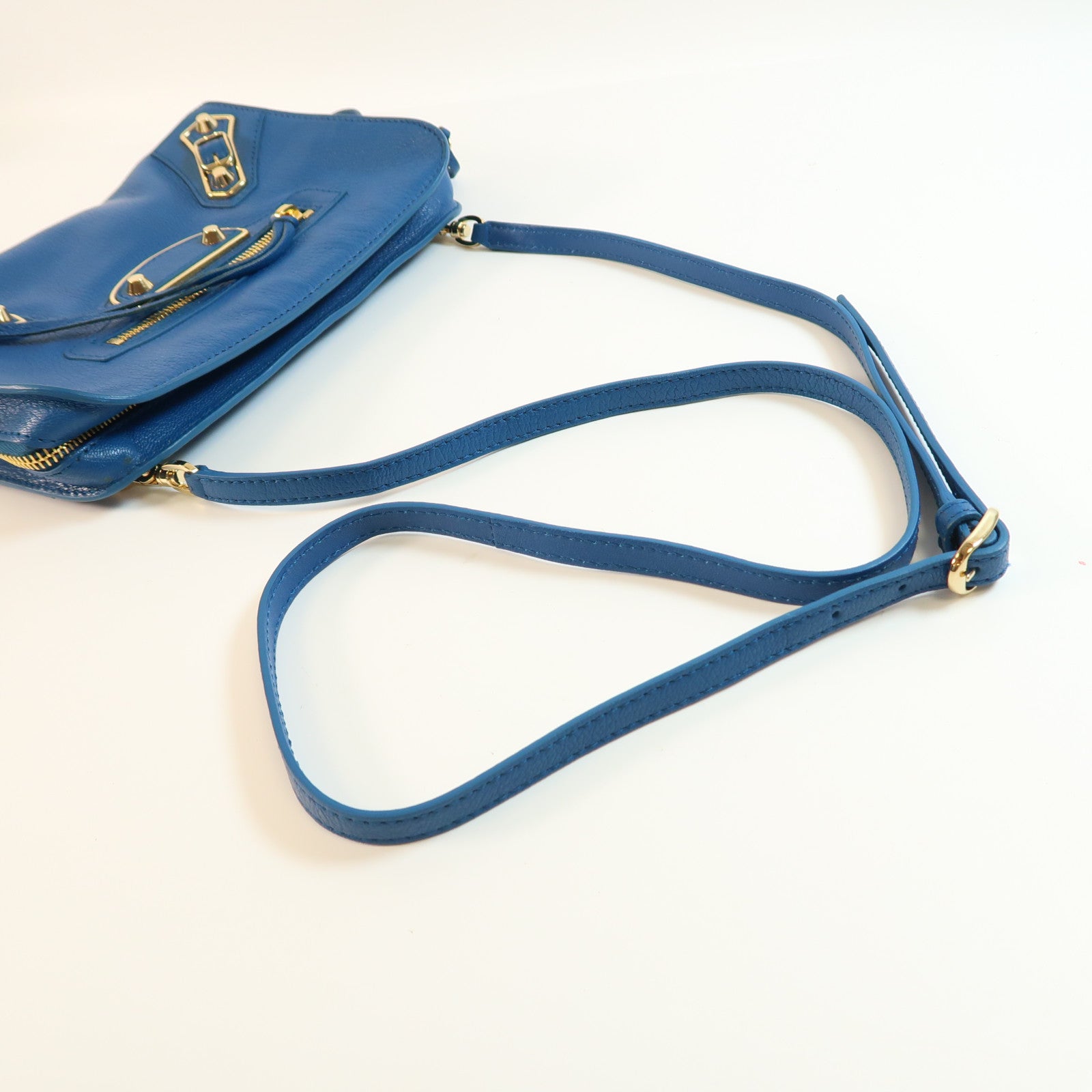 BALENCIAGA 牛皮皮革Shoulder Bag金扣肩背袋