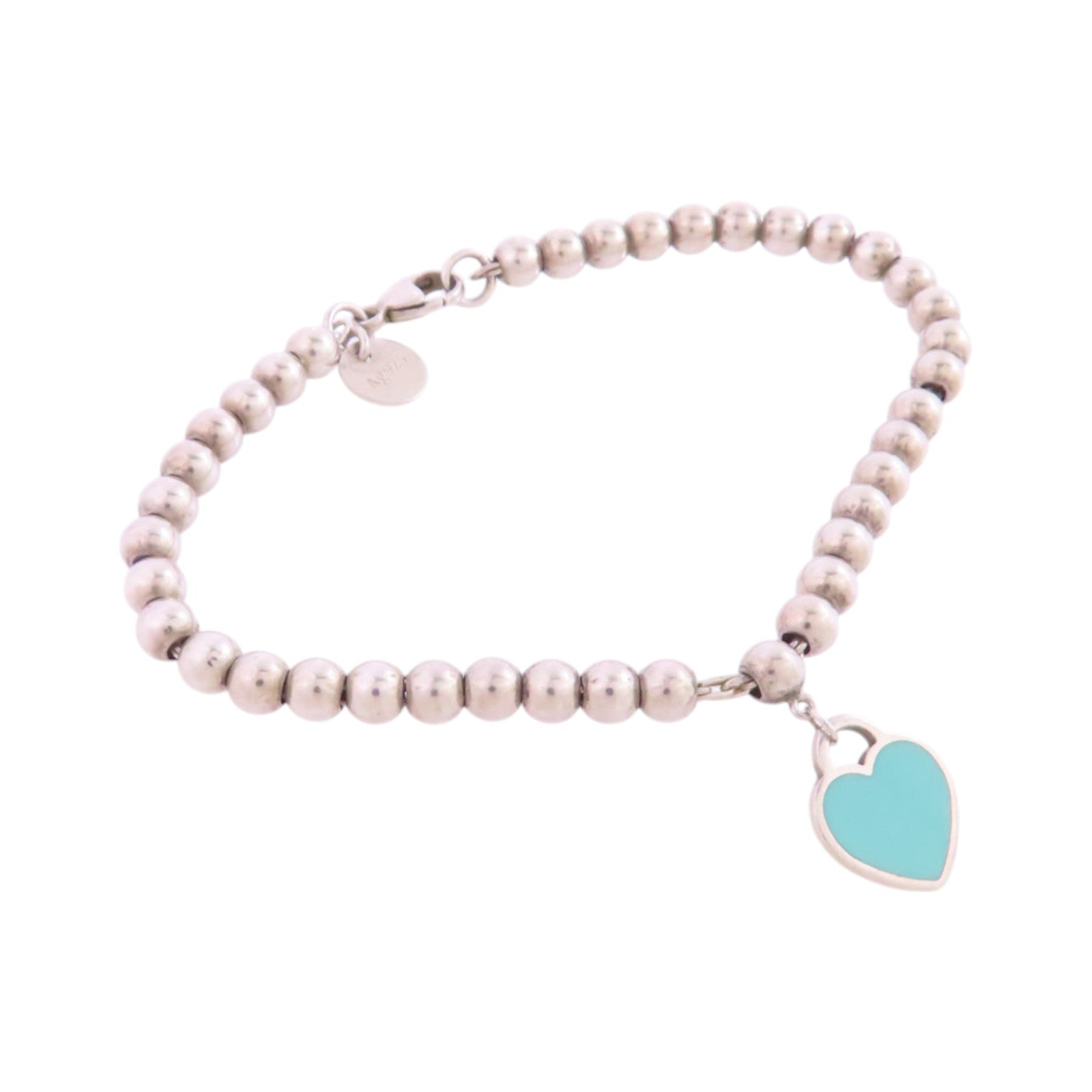 TIFFANY＆CO 925純銀Return To Tiffany Heart Tag Bracelet手鏈