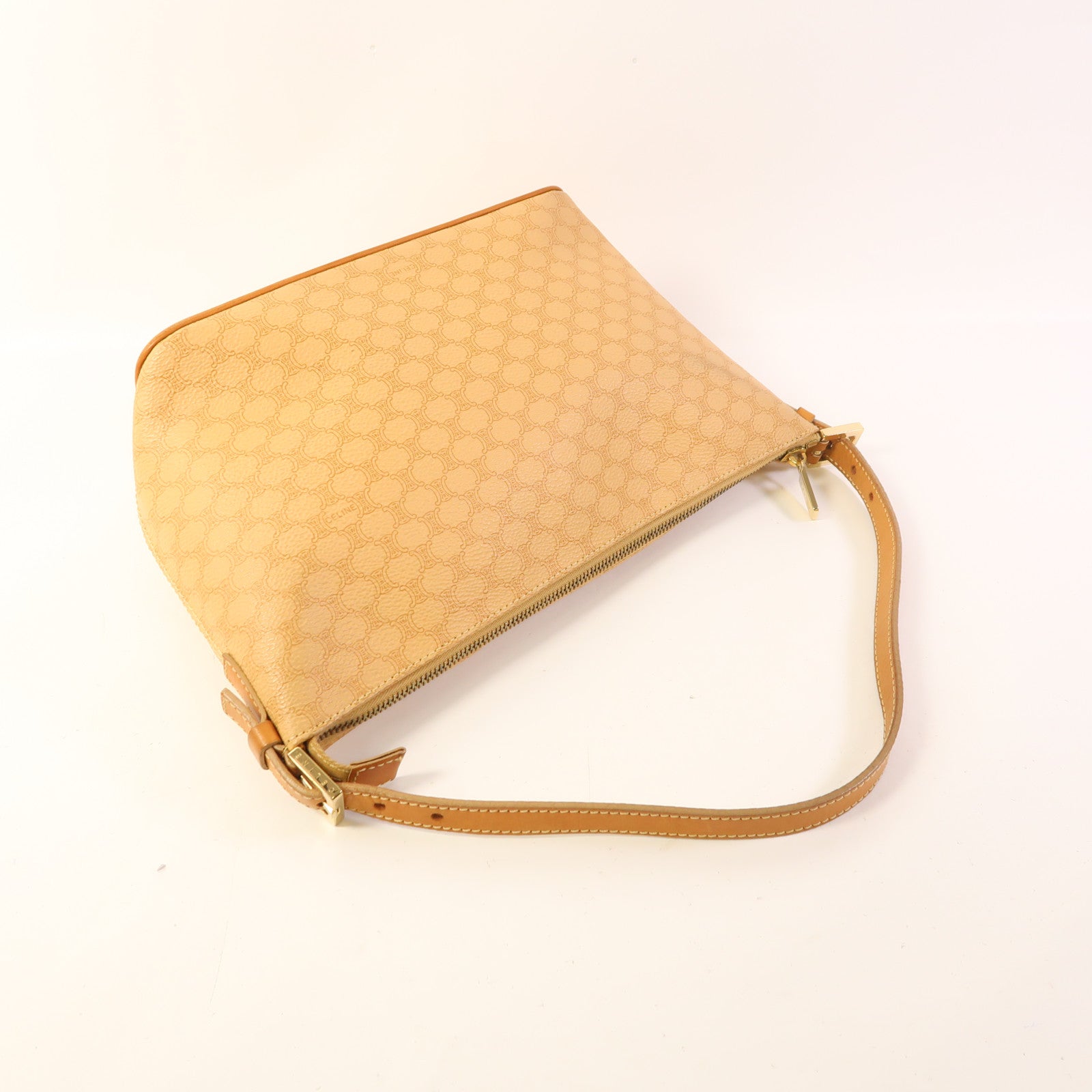 CELINE 塗層帆布Vintage Hand Bag金扣手挽袋