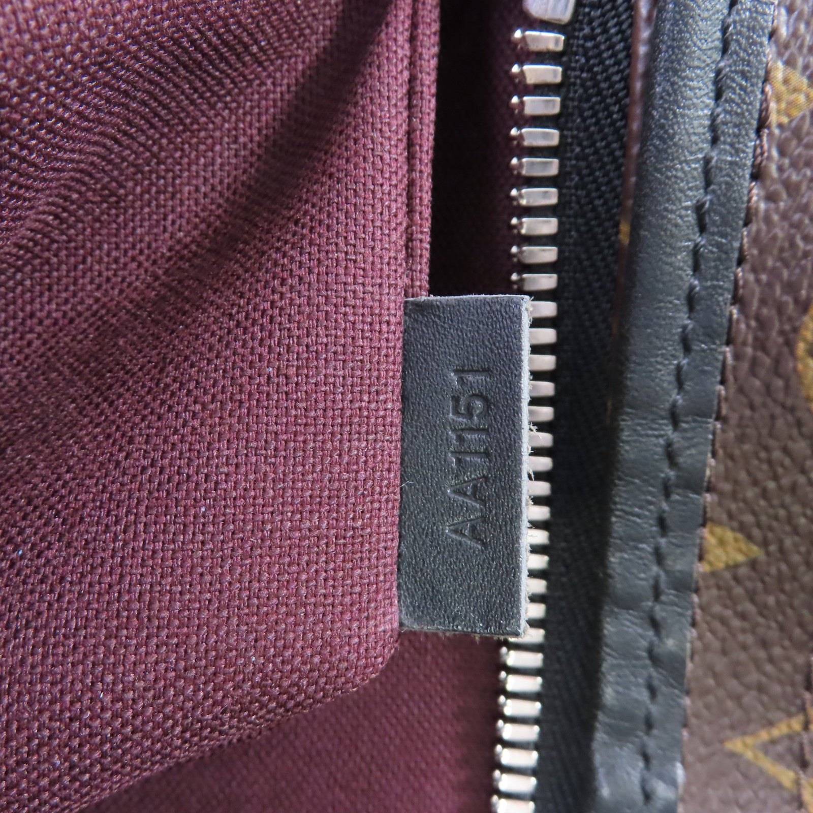 LOUIS VUITTON Monogram Macassar Bass Shoulder Bag銀扣肩背袋啡色/黑色