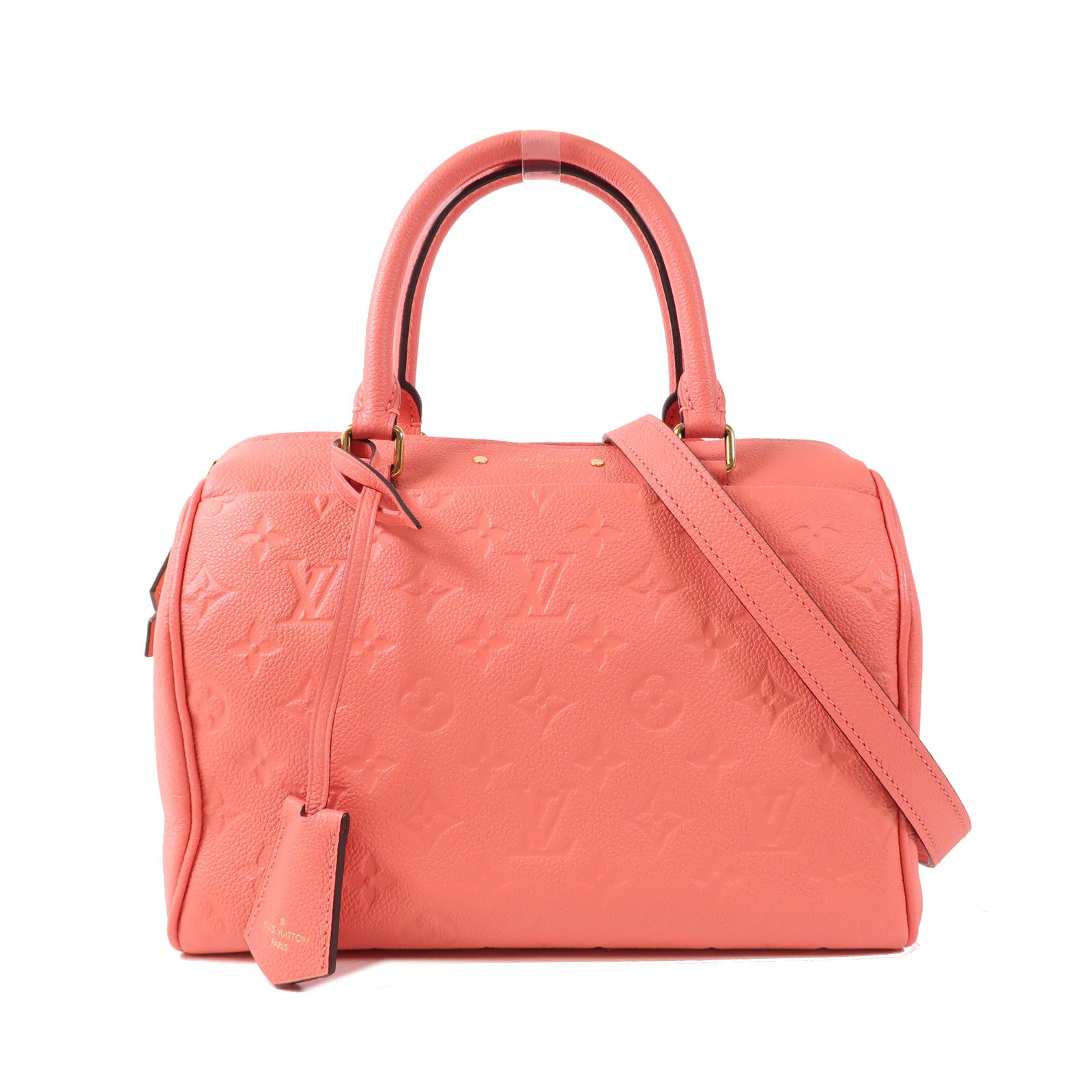 LOUIS VUITTON LV GHW Speedy Bandouliere 25 2 Way Bag M42403 Monogram Empreinte