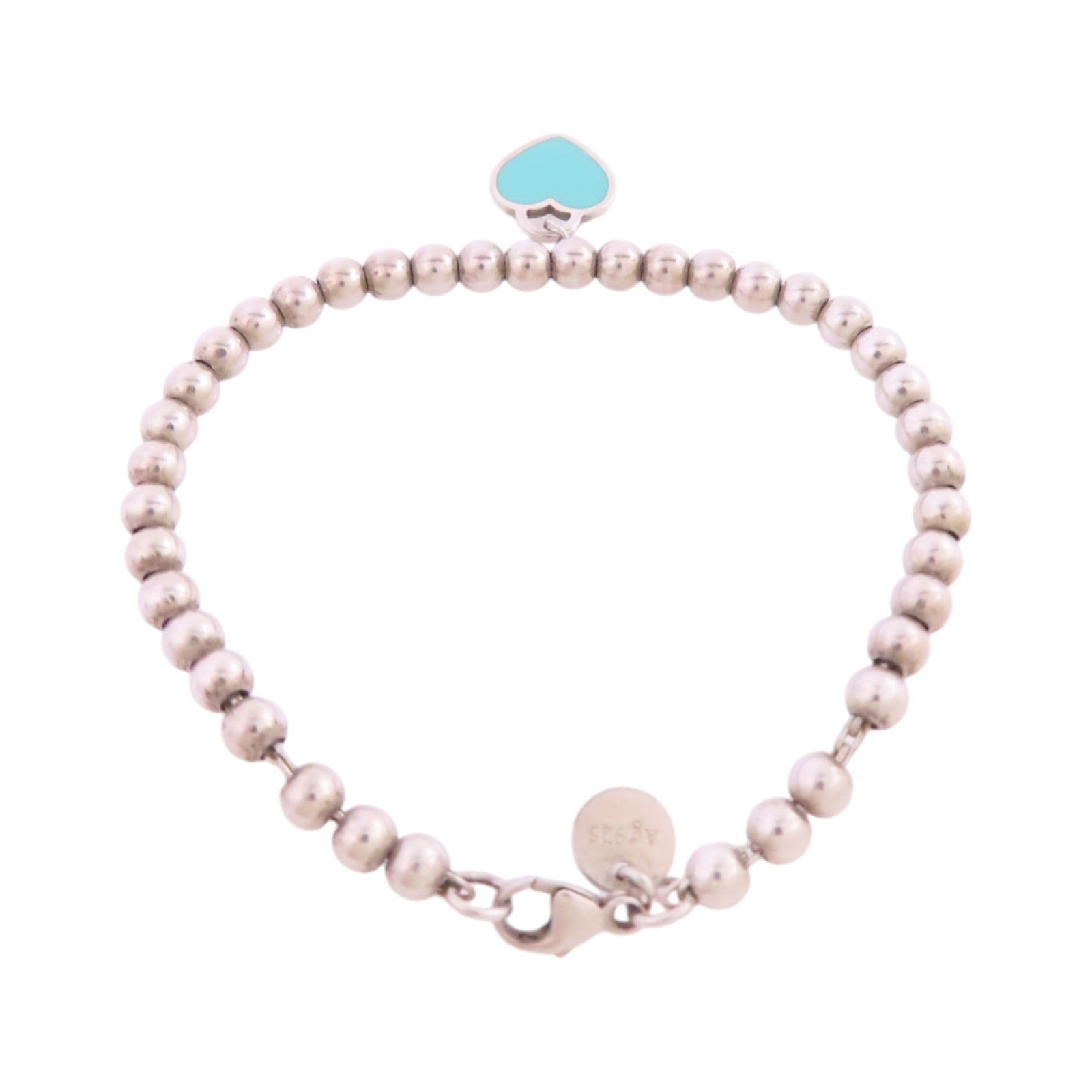 TIFFANY＆CO 925純銀Return To Tiffany Heart Tag Bracelet手鏈