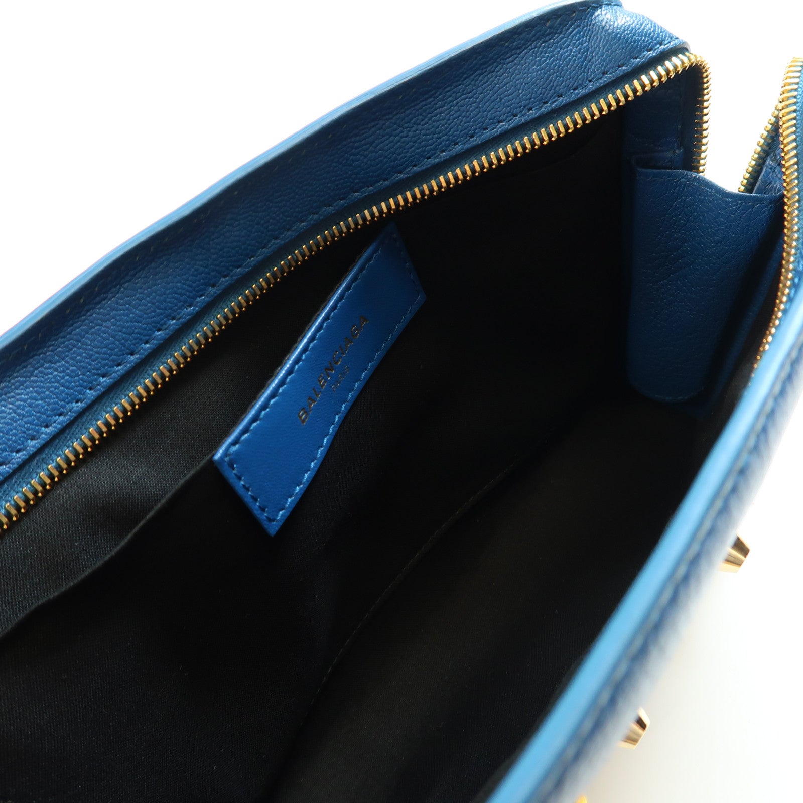 BALENCIAGA 牛皮皮革Shoulder Bag金扣肩背袋