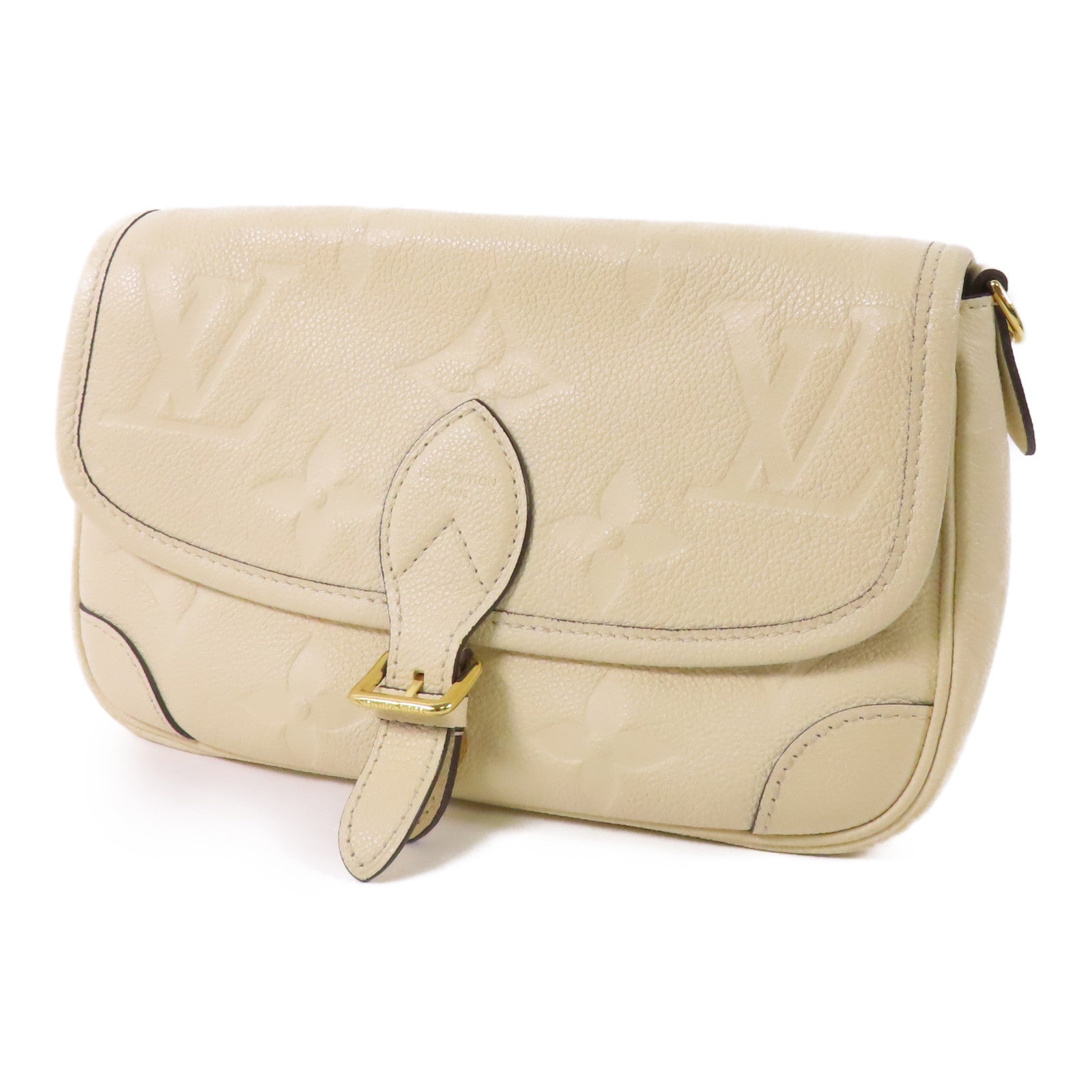LOUIS VUITTON Monogram Empreinte Diane金扣手挽肩背兩用袋