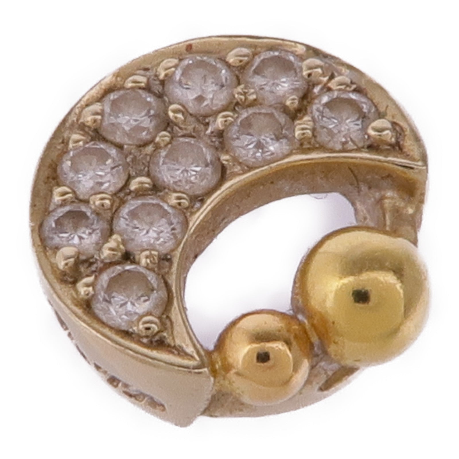 JEWELRY 18K黃金/白金Diamond Pendant Top鑽石吊墜