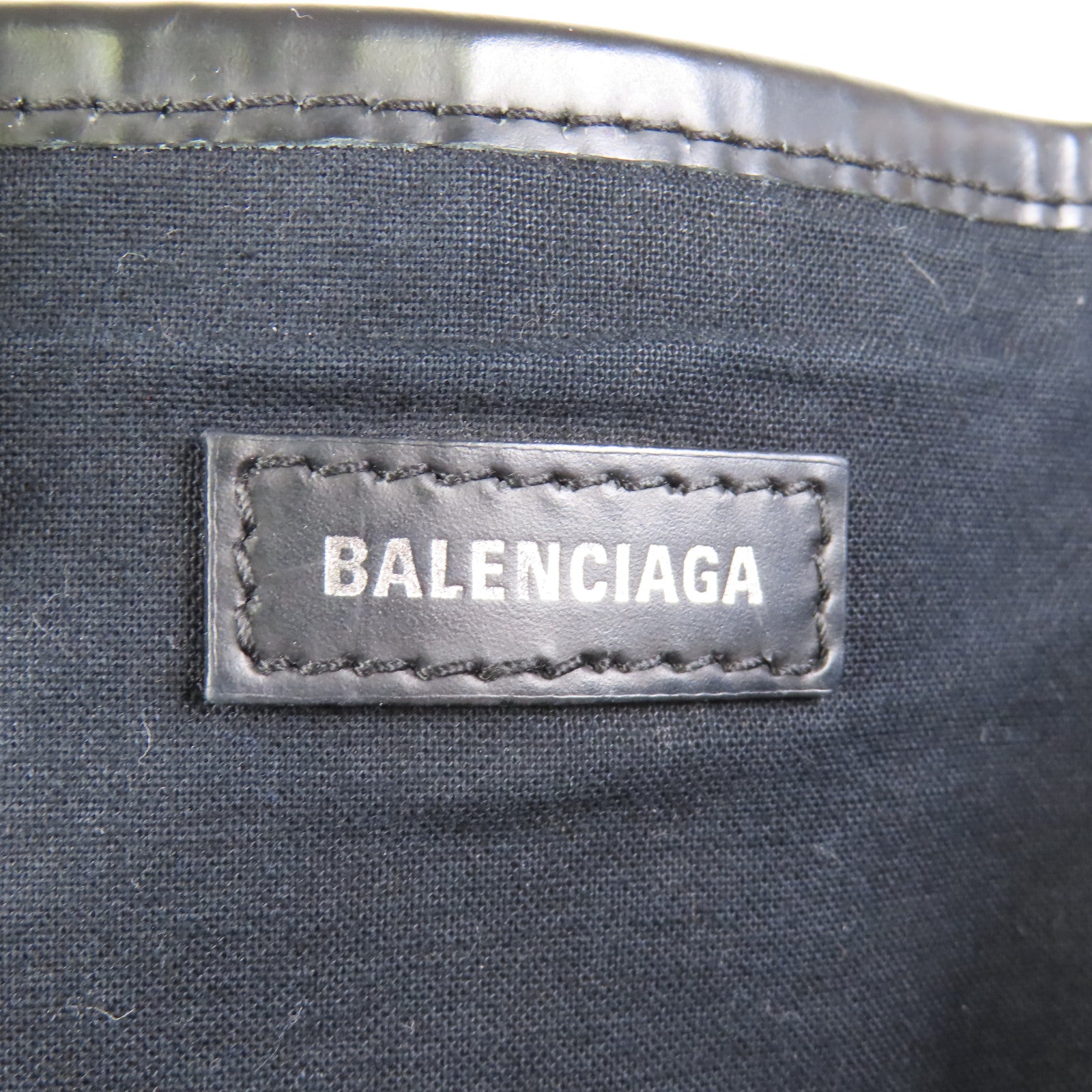 BALENCIAGA 帆布Tote Bag銀扣手挽袋