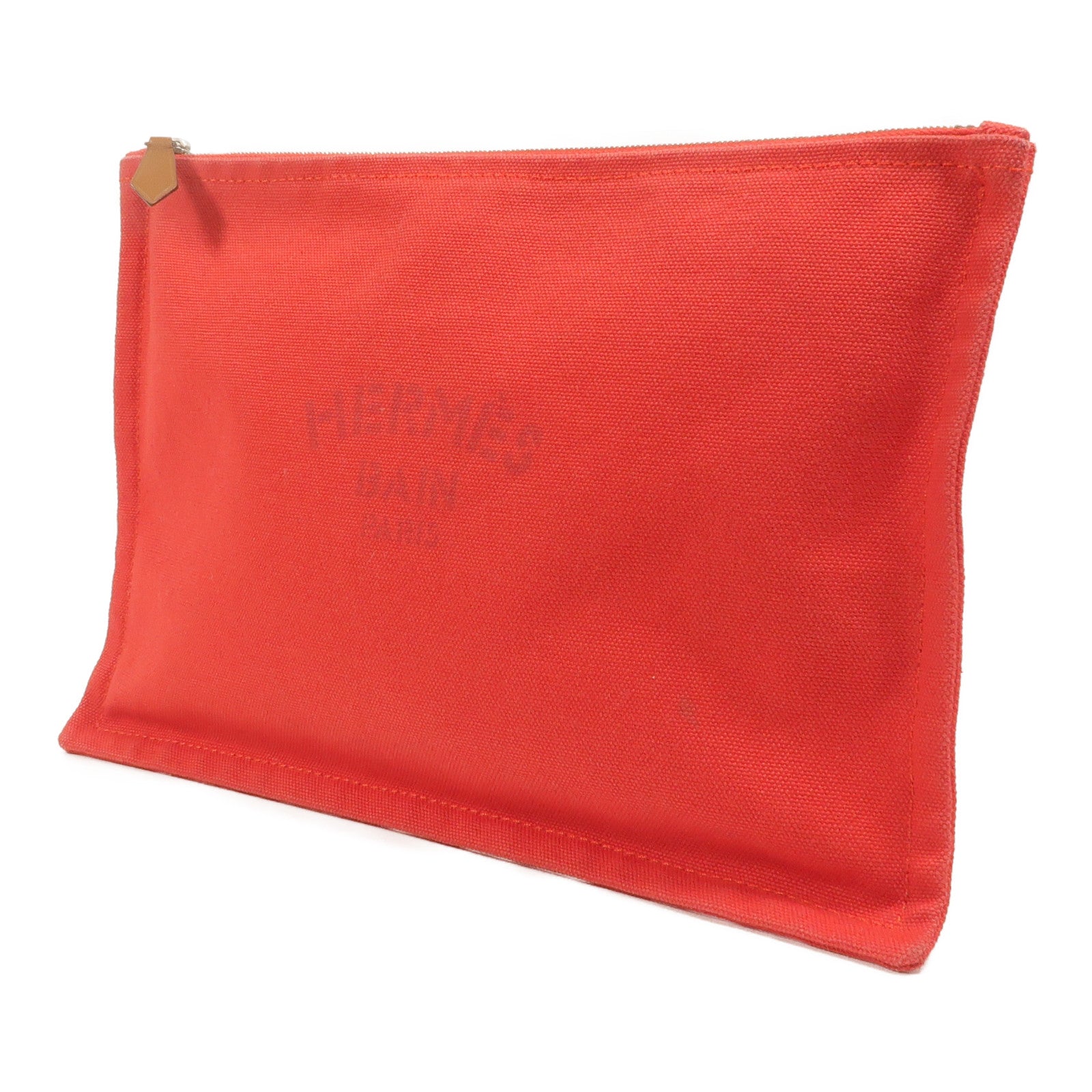 HERMES 帆布Yachting GM Pouch手拿包