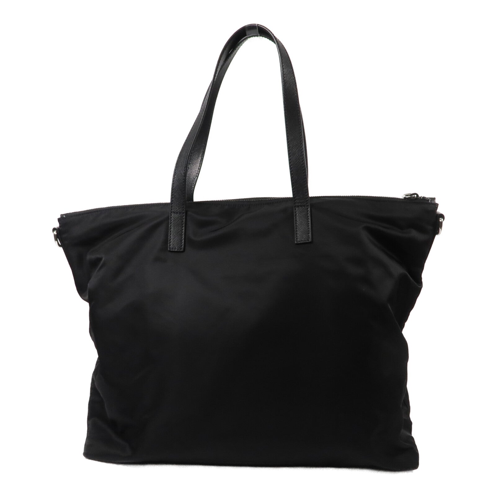 PRADA 尼龍/Saffiano皮革Tote Bag手挽肩背兩用袋