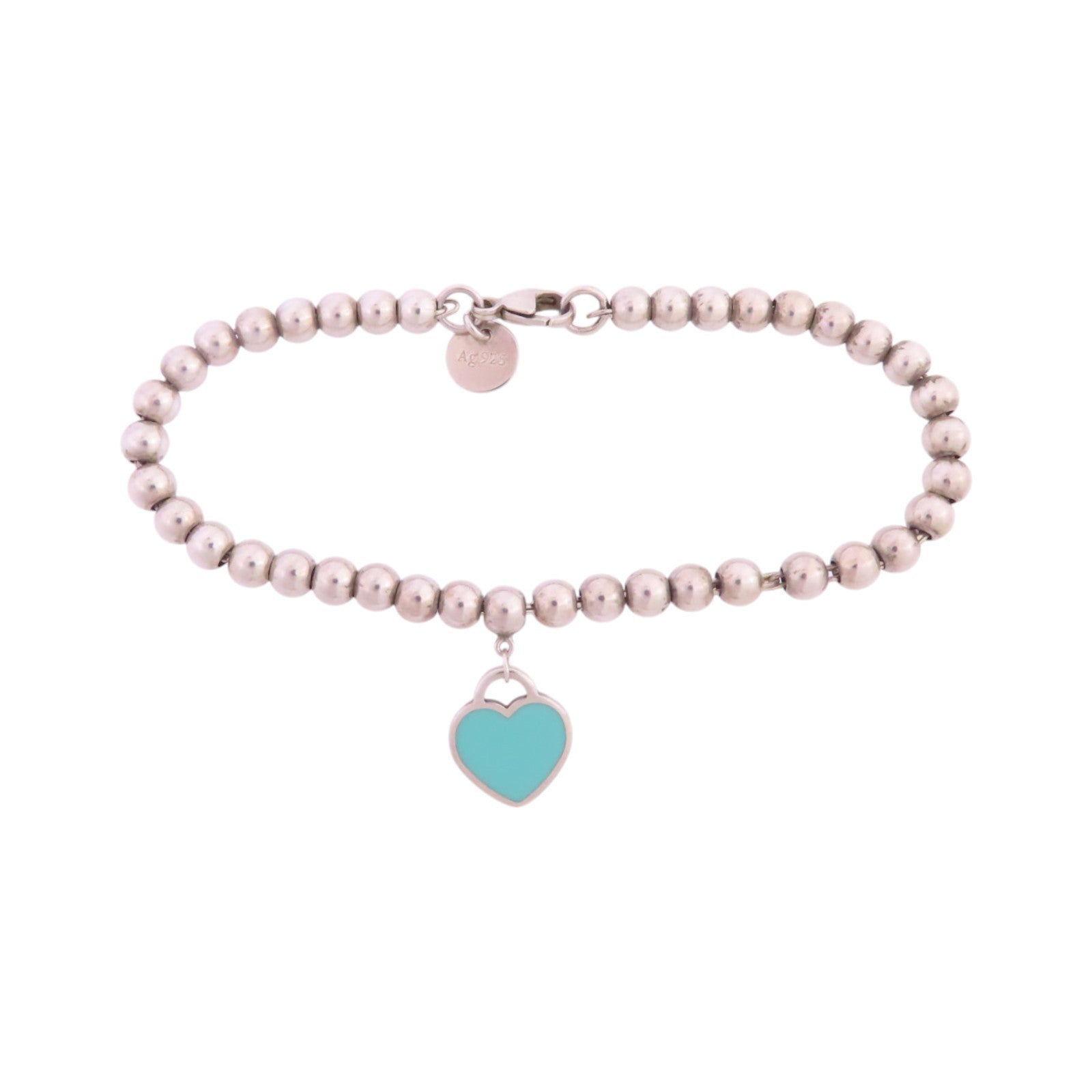 TIFFANY＆CO 925純銀Return To Tiffany Heart Tag Bracelet手鏈