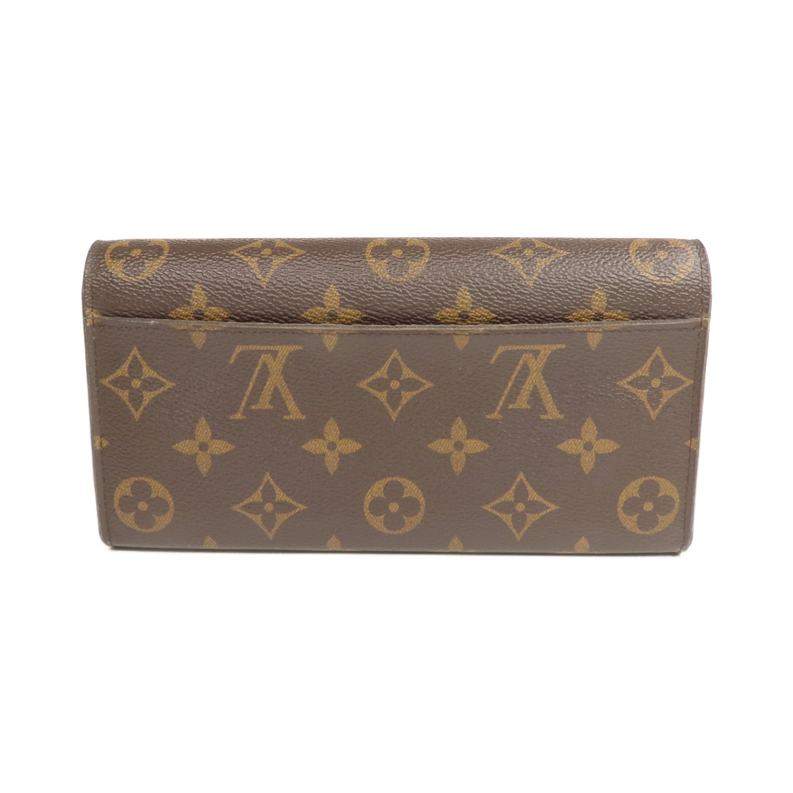 LOUIS VUITTON Monogram Sarah Wallet金扣長錢包