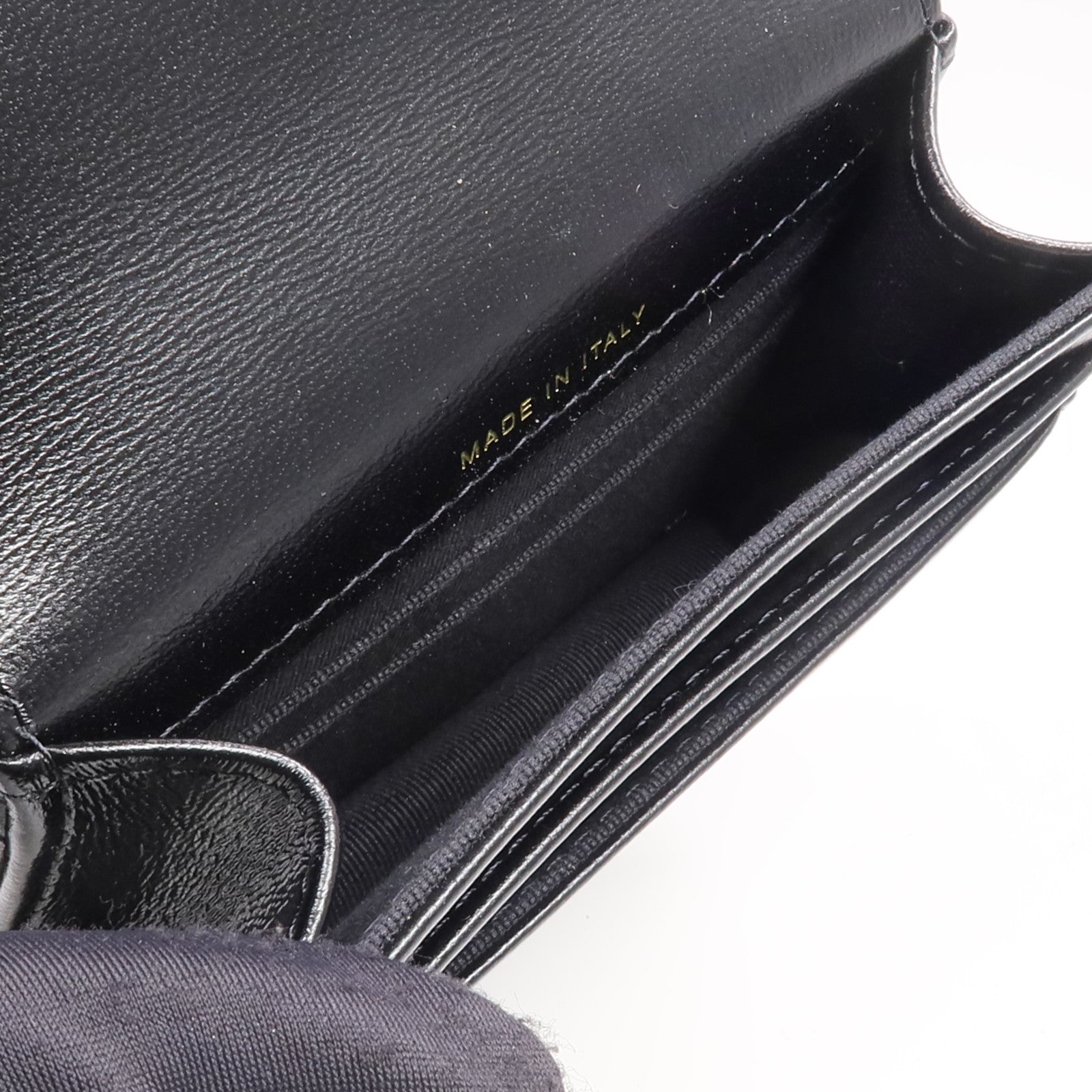 CHANEL 羊皮皮革31 Card Case銀扣卡片套