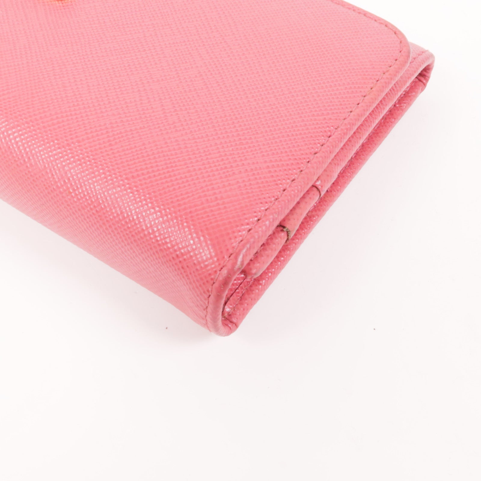 PRADA Saffiano皮革Long Wallet金扣長錢包